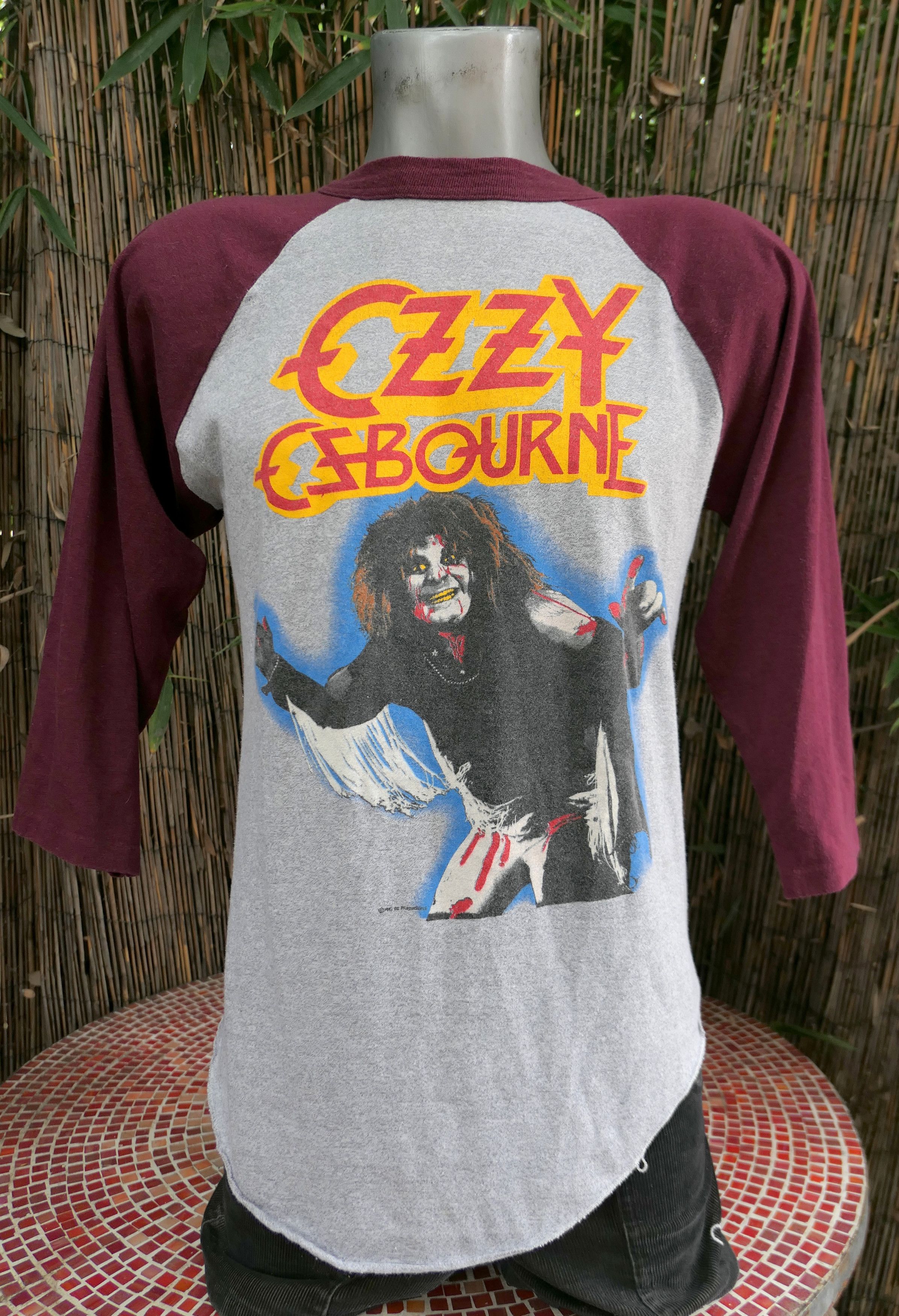 Vintage Vintage 1981 OZZY OSBOURNE Diary Of A Madman T Shirt M/L Size US M / EU 48-50 / 2 - 1 Thumbnail
