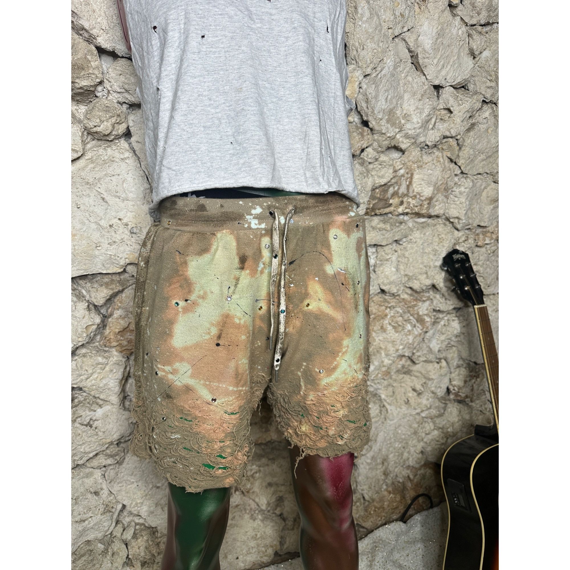 Handmade × John Elliott DRO Lab Custom 1/1 ART x John Elliott Reverse Burn Out Dist Size US 30 / EU 46 - 11 Thumbnail