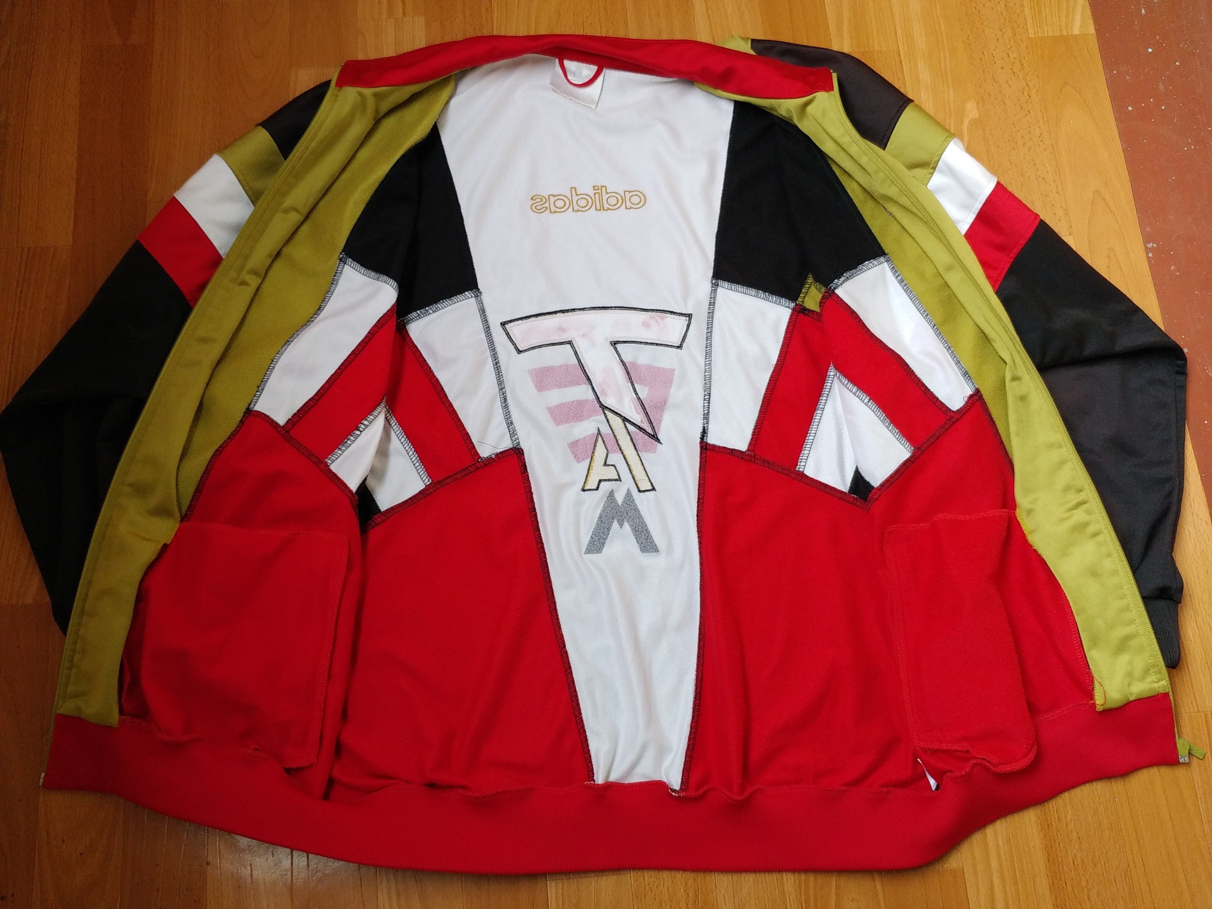 Adidas × Vintage ADIDAS jacket, vintage Adidas Team 90s hip hop 1990s size L Size US L / EU 52-54 / 3 - 14 Thumbnail