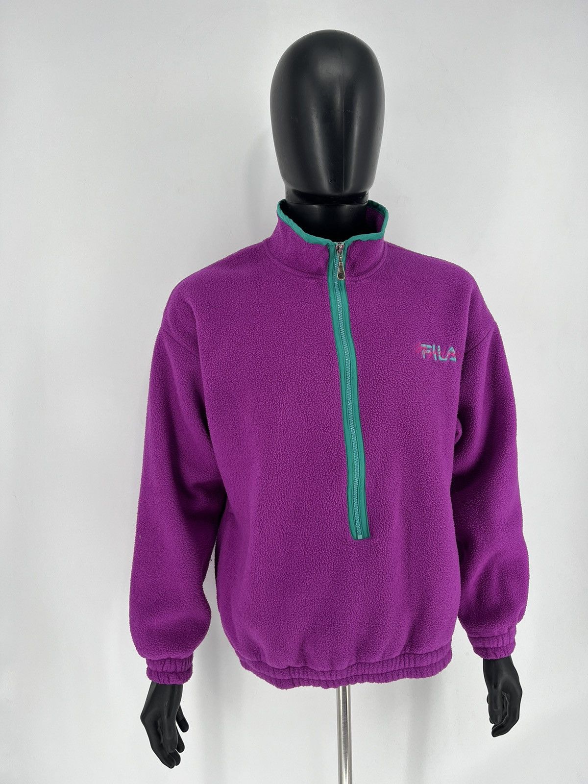 Fila Vintage Y2K Fila Fleece Sweatshirt Streetwear Skate Size US L / EU 52-54 / 3 - 4 Thumbnail
