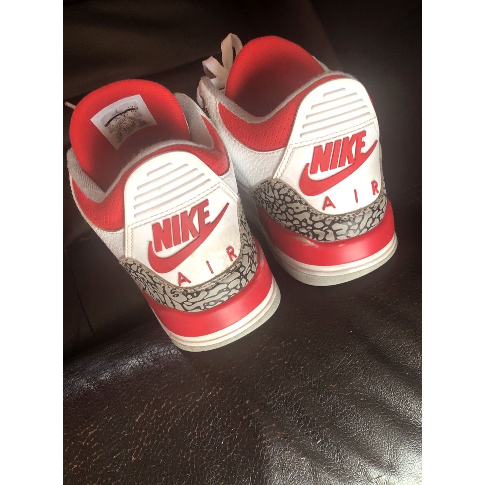 Jordan Brand Nike Air Jordan 3 Retro Fire Red White Grey Black DN3707-160 Men’s 8.5 Shoes Sneaker Retro Jordan 3 Mens Size US 9 / EU 42 - 4 Thumbnail