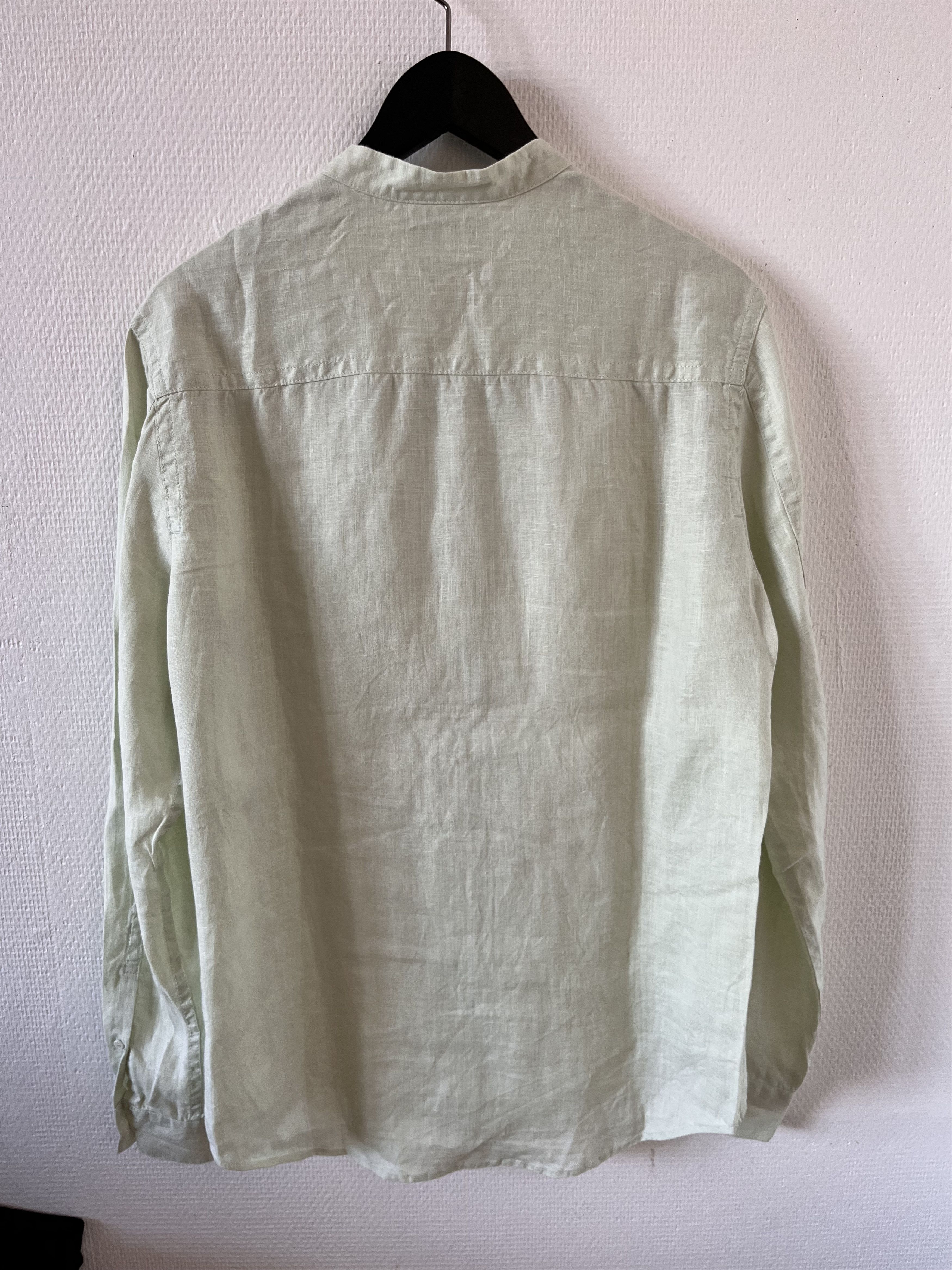 Cos Cos Linen Mandarin Collar Shirt Size US M / EU 48-50 / 2 - 2 Thumbnail