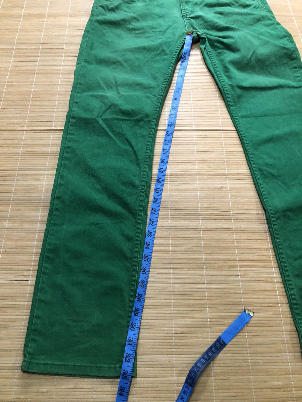 Santa Cruz Skateboards Titus skateboard tube fit denim cold Kelly green Size US 36 / EU 52 - 17 Thumbnail
