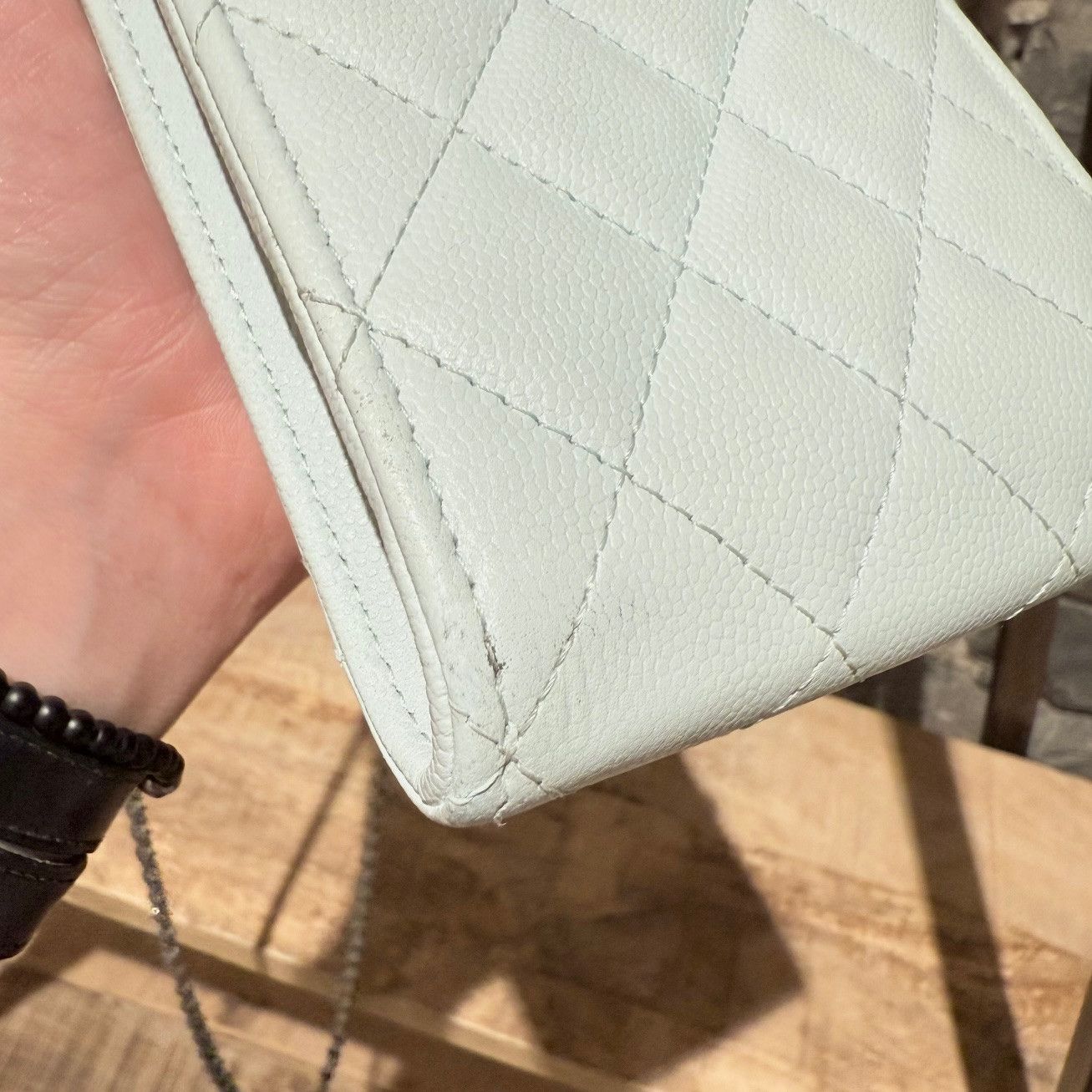 Chanel Chanel 2021 Caviar Leather Phone Holder Crossbody Chain Bag Size ONE SIZE - 19 Thumbnail