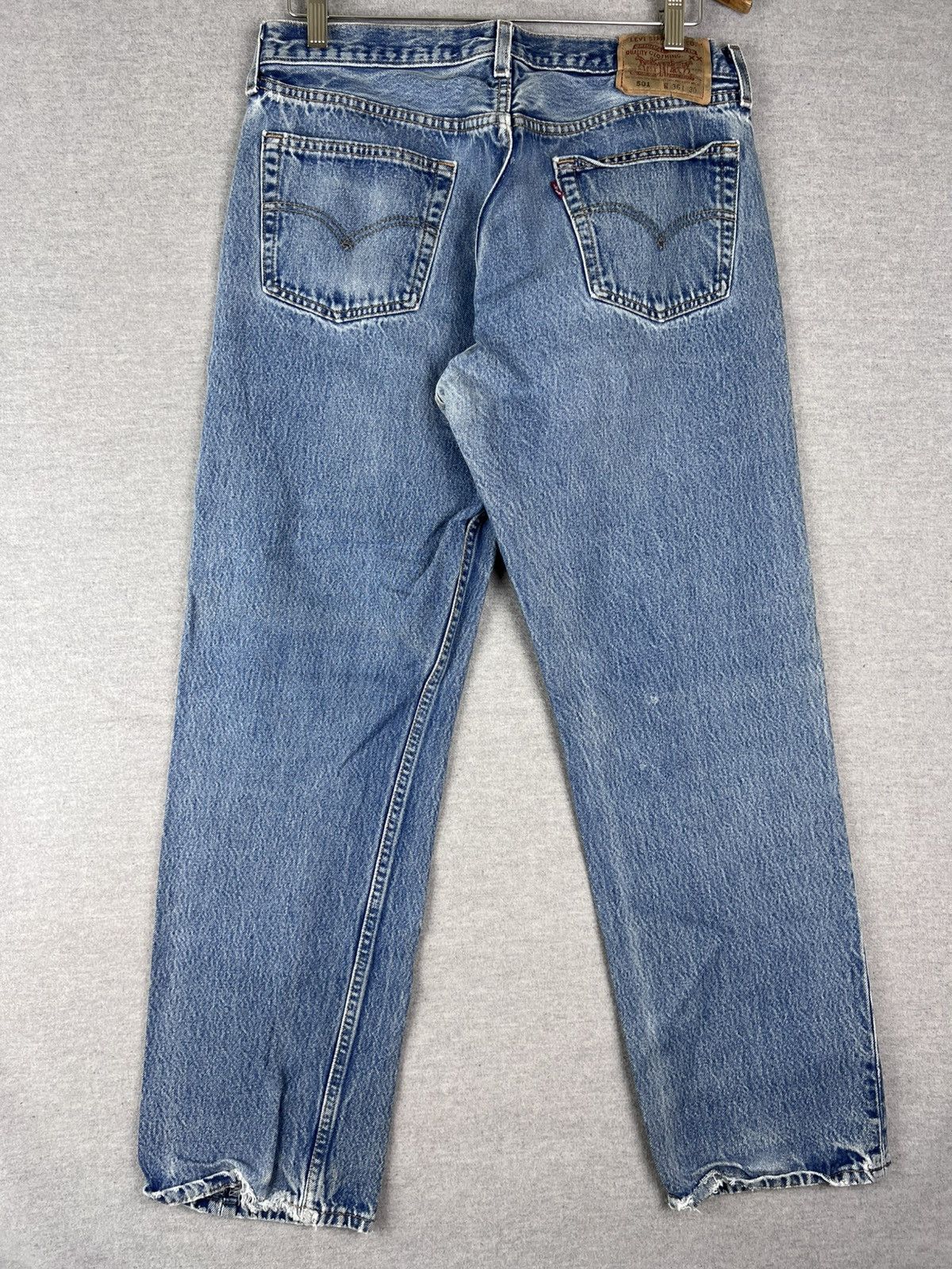 Levi's × Vintage Vintage Levis Jeans Mens 36x30 (Fits 30.5x28.5) Blue 501 80s Size US 30 / EU 46 - 2 Thumbnail