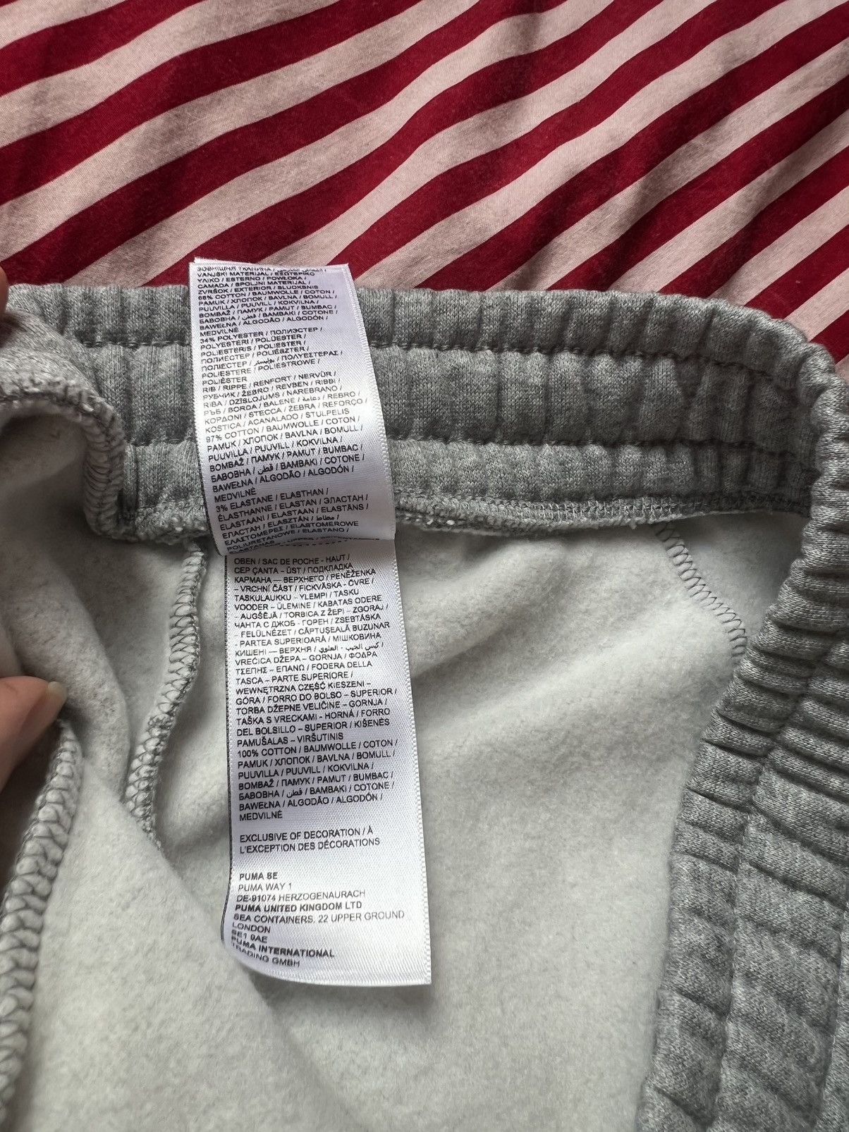 Puma New, authentic Puma men's sweatpants with tags, size L Size US 34 / EU 50 - 9 Thumbnail
