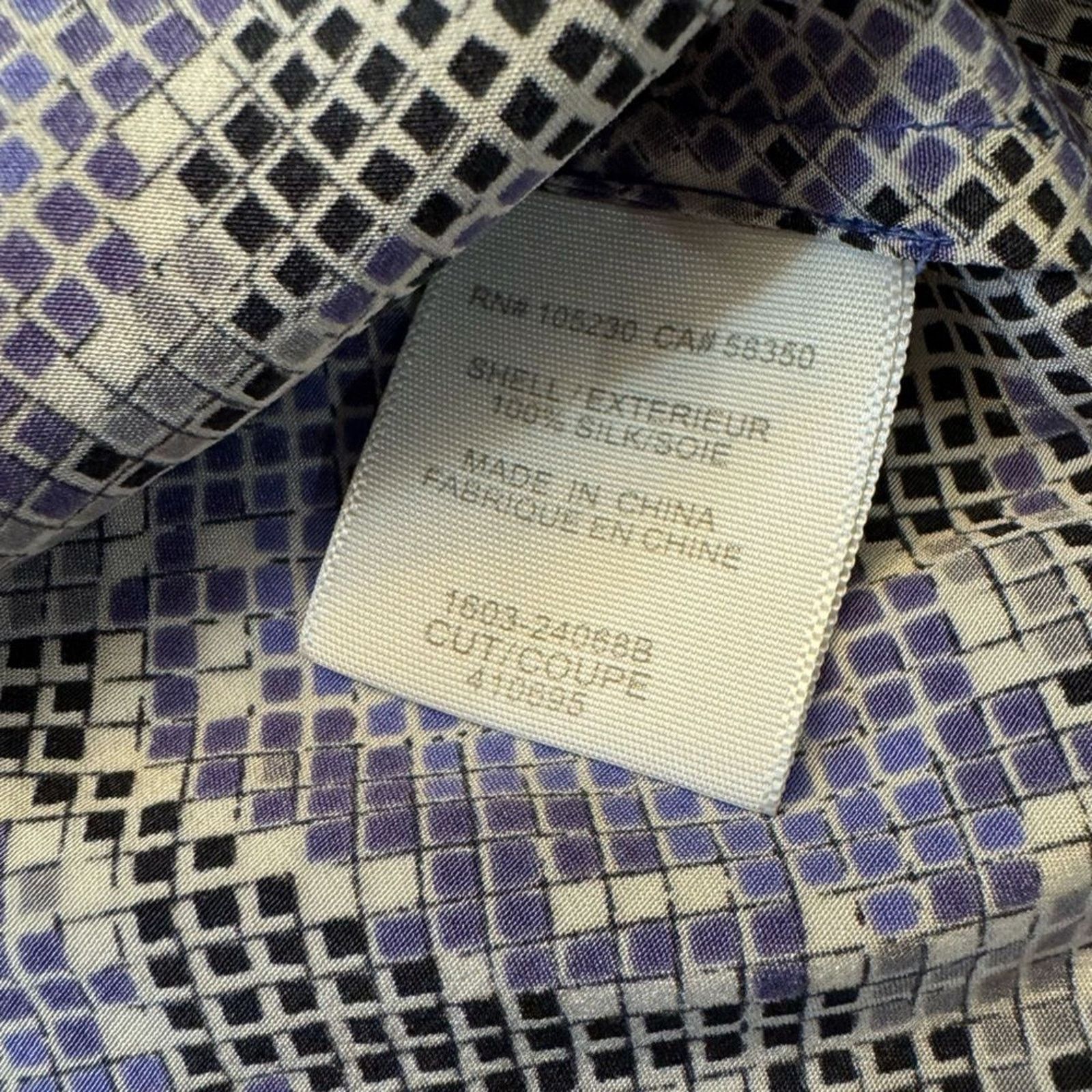 Joie Beautiful lavender snake print silk blouse by joie in size S Size S / US 4 / IT 40 - 8 Thumbnail