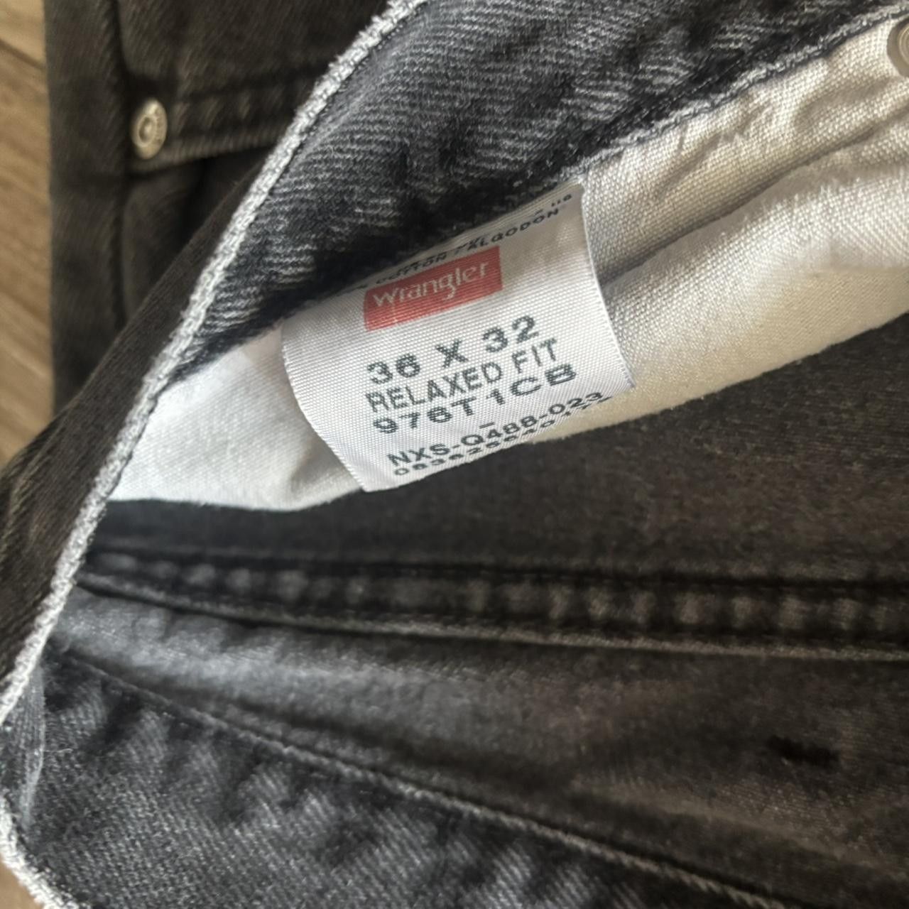 Vintage Crazy Vintage Y2K/2000s Grunge Faded Black Denim Jeans! 36x32 Size US 36 / EU 52 - 8 Thumbnail