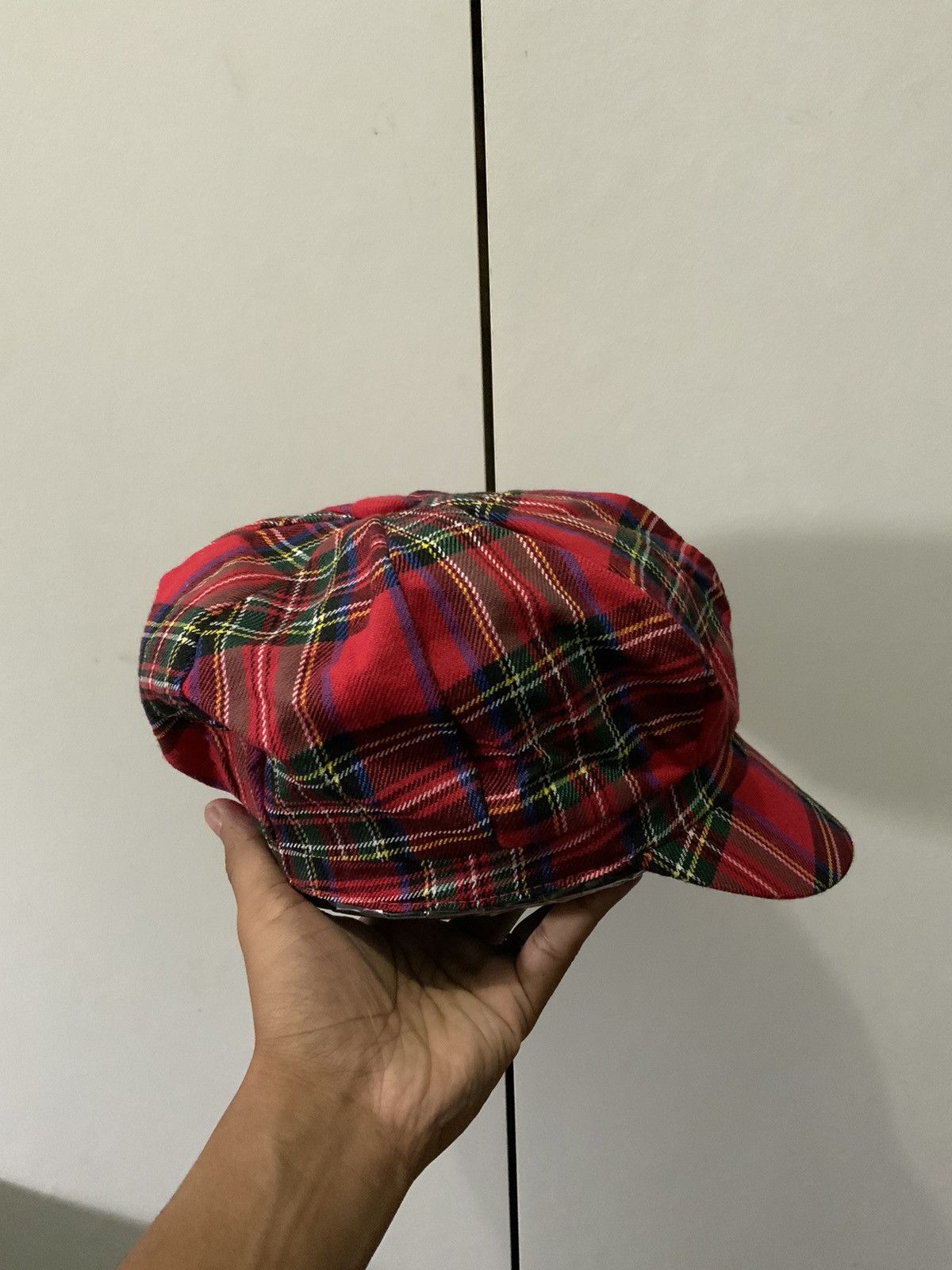 Japanese Brand Retro Plaid Newsboy Cap Size ONE SIZE - 4 Thumbnail