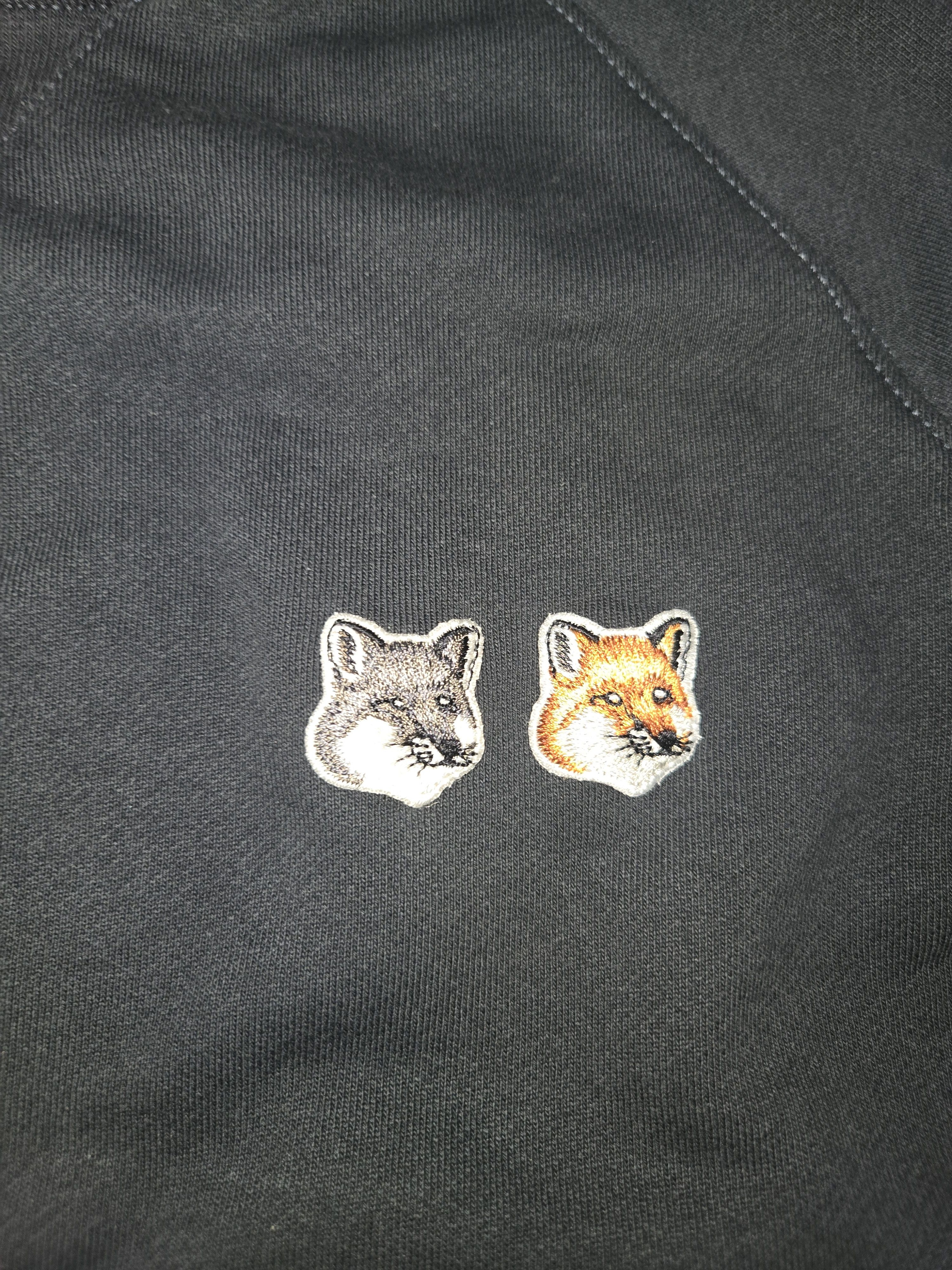 Maison Kitsune Maison Kitsune Double Fox Cotton Longsleeve Crewneck Size US XS / EU 42 / 0 - 4 Thumbnail