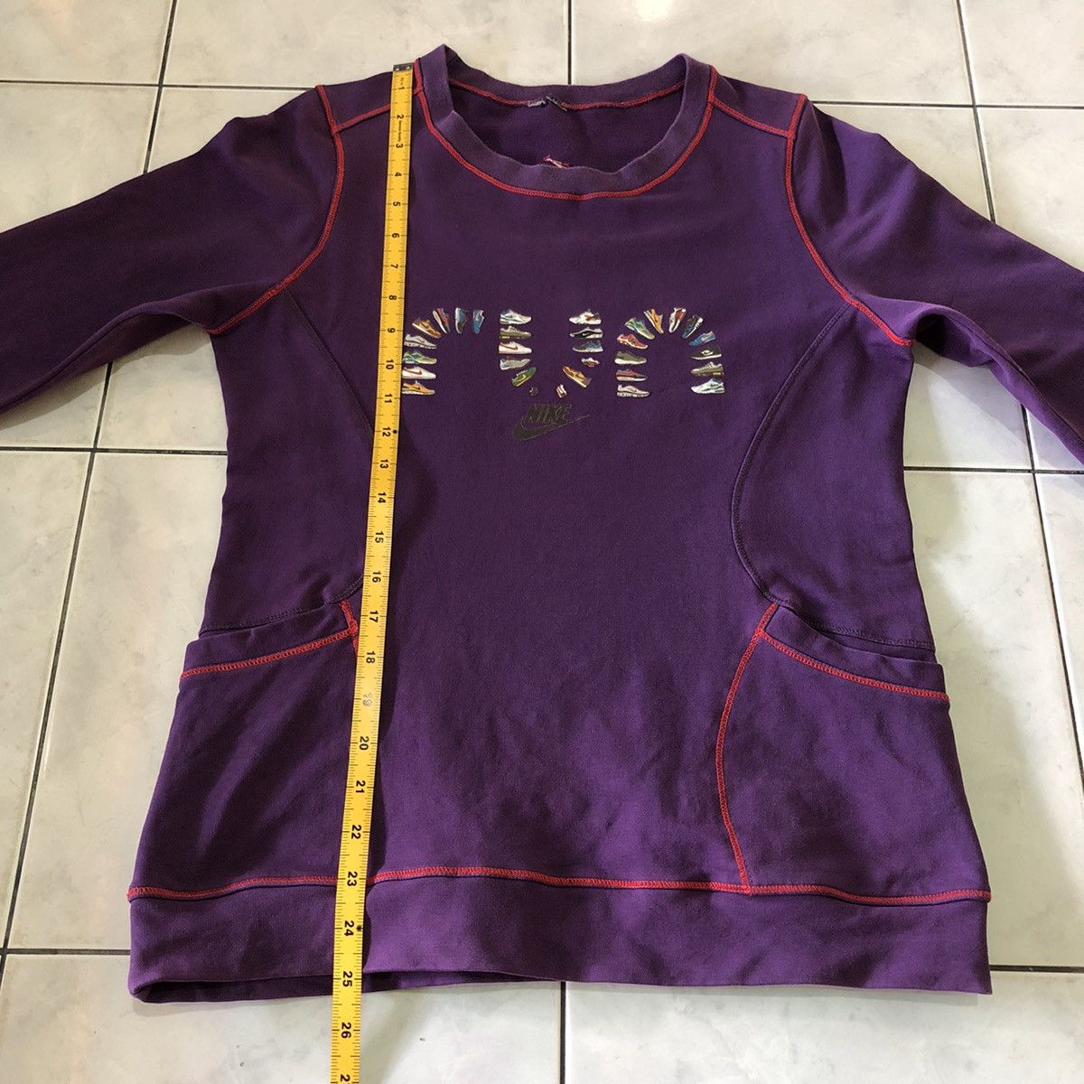Nike Vintage Nike Run F1 Sweatshirt Unisex Purple Sneaker Graphic Size US S / EU 44-46 / 1 - 14 Thumbnail