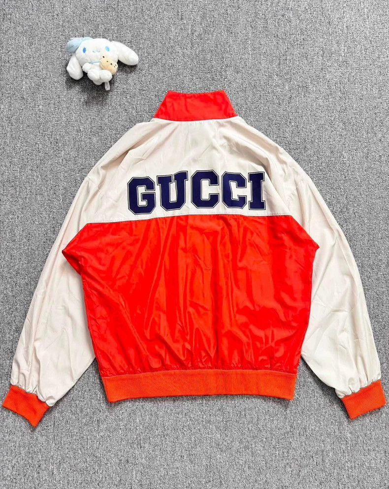 Gucci Gucci Orange Colorblock Zip Jacket-2506 Size US S / EU 44-46 / 1 - 2 Thumbnail