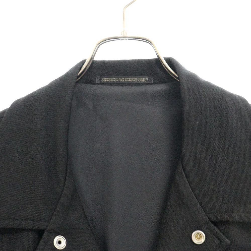 Yohji Yamamoto Yohji Yamamoto POUR HOMME wool blend trench coat Size US L / EU 52-54 / 3 - 3 Thumbnail