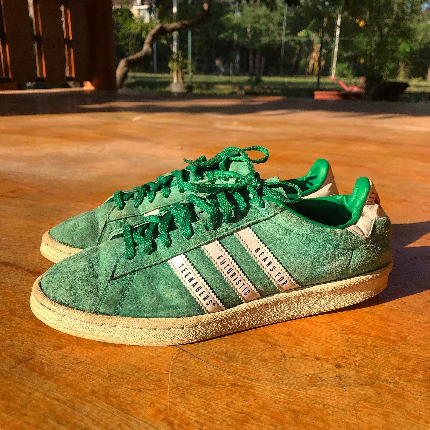 Adidas Originals Campus 80s X Human Made by Nigo Green japan