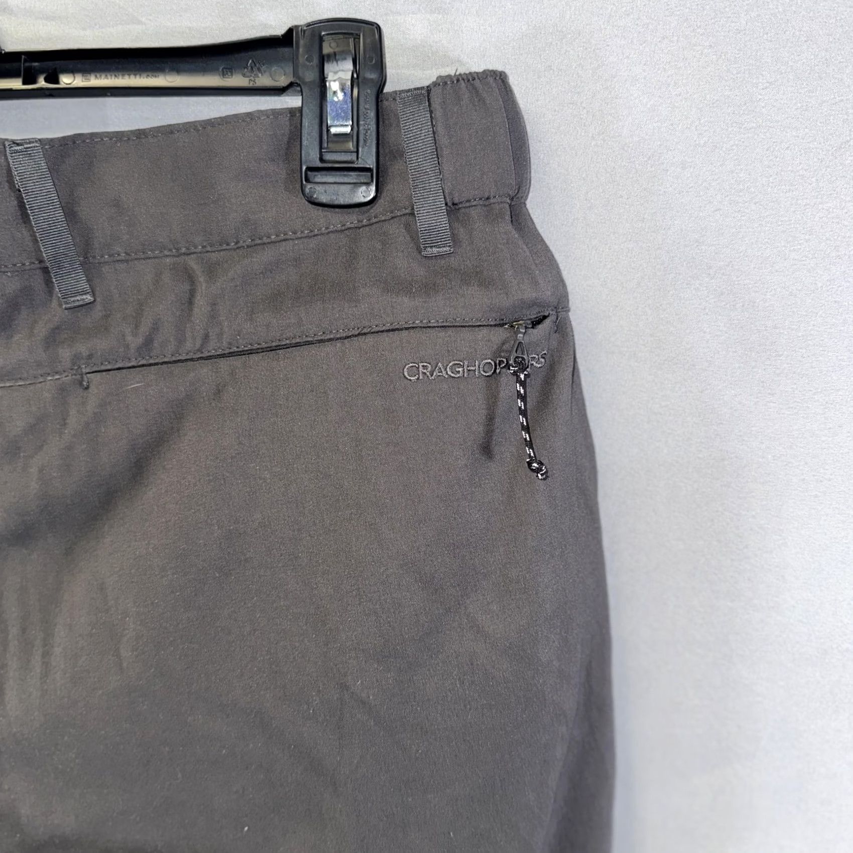 Vintage Craghoppers Pants Mens 30 Gray Hiking Zip Pocket Pockets Elastic Waist Travel Outdoor / Mindfully Made Size US 30 / EU 46 - 3 Thumbnail