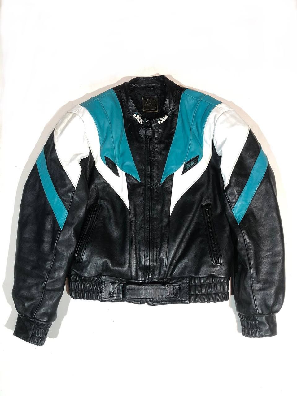 Vintage Rare 80s IXS Avangarde Leather Racing Moto Jacket
