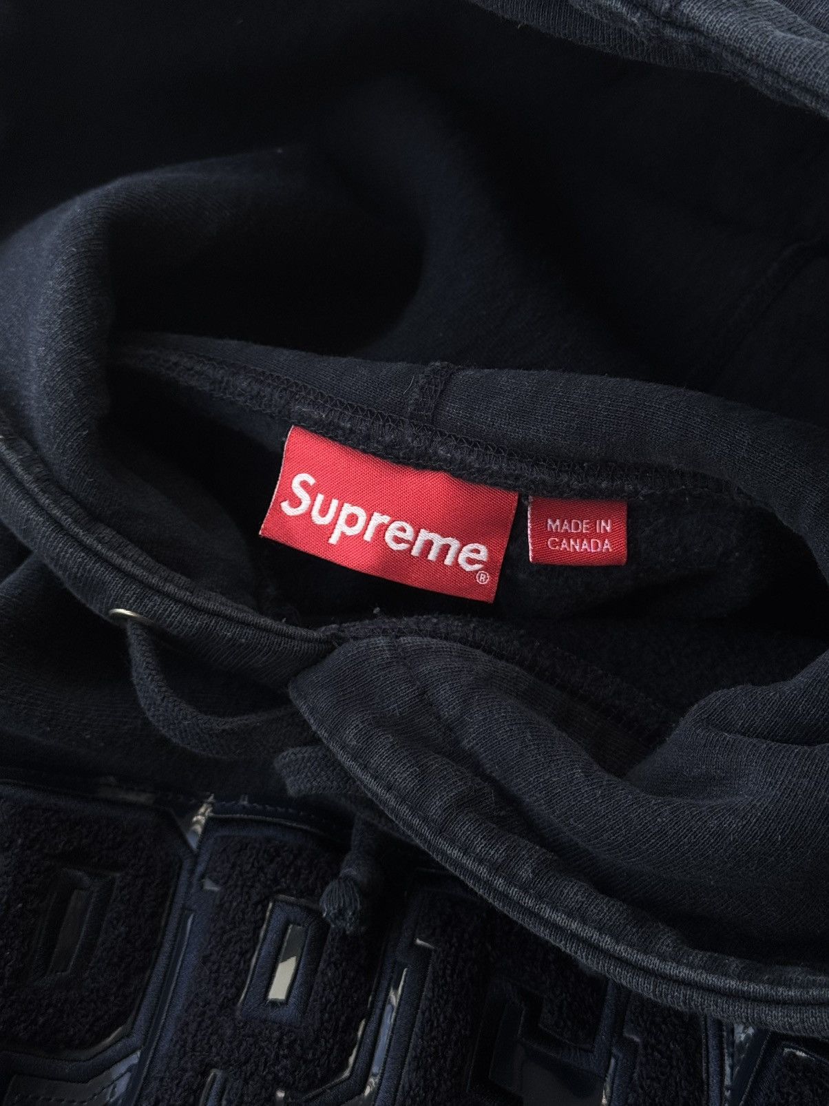 Hypebeast Rare SUPREME Big Logo Zip Up Boxy Fit Hoodie Size US L / EU 52-54 / 3 - 6 Thumbnail