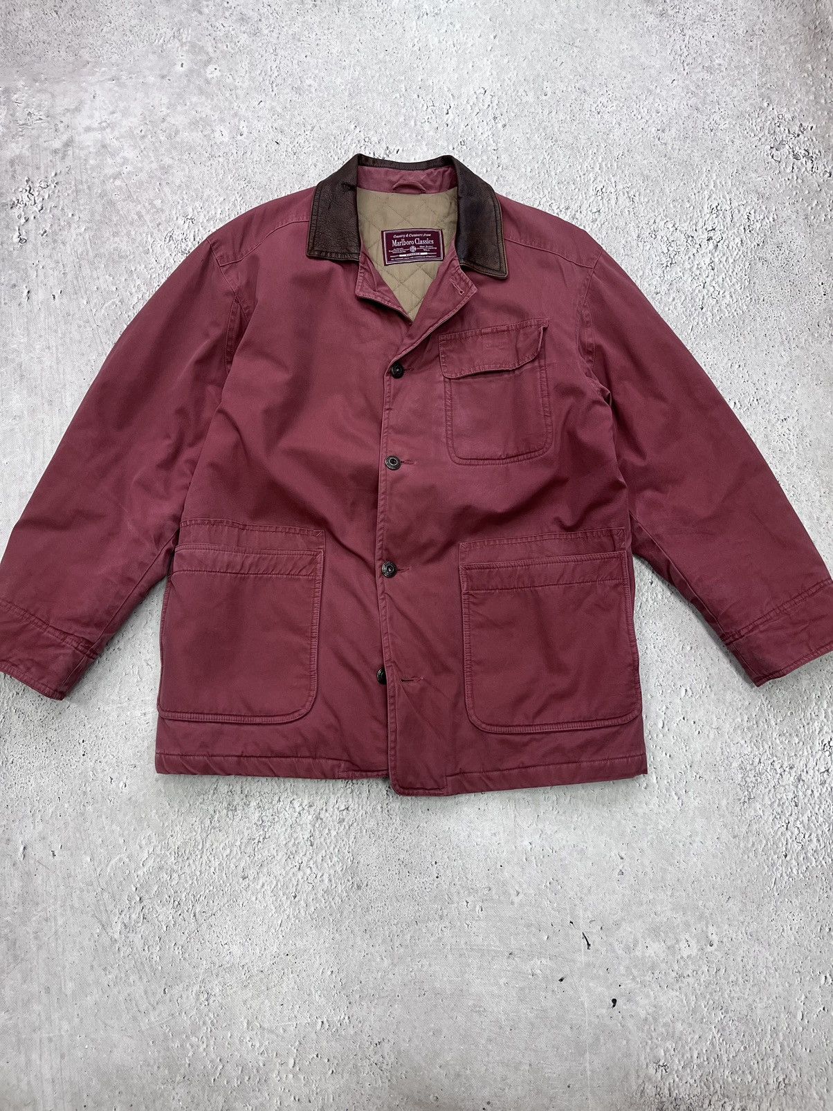 Vintage 90s Marlboro Classics Jacket Made Italy Coat