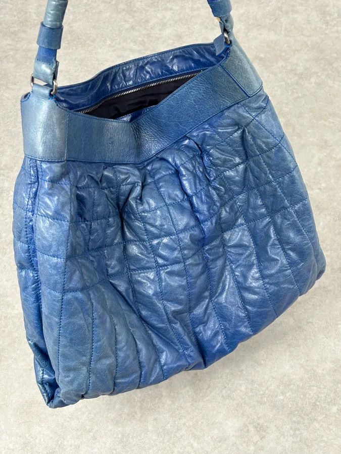 Jil Sander Jil Sander Blue Leather Handle Bag Size ONE SIZE - 8 Thumbnail