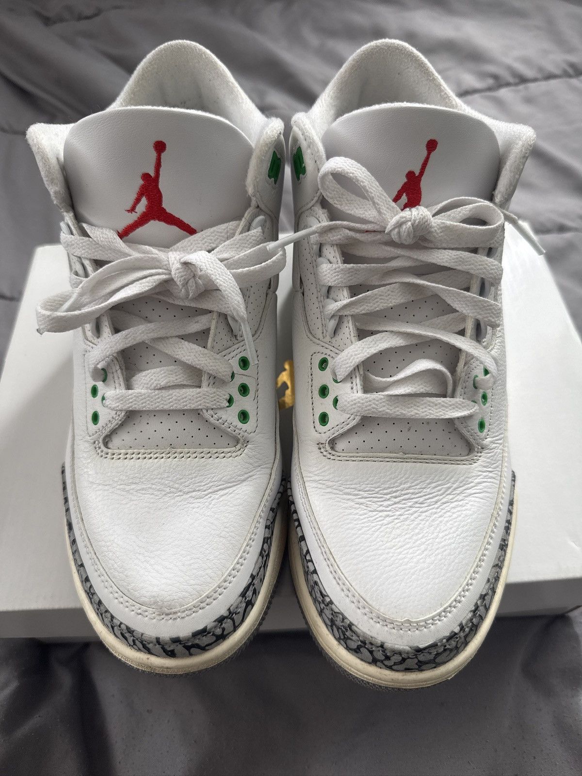 Jordan Brand Jordan Retro 3 Lucky Green Size US 9 / EU 42 - 3 Thumbnail