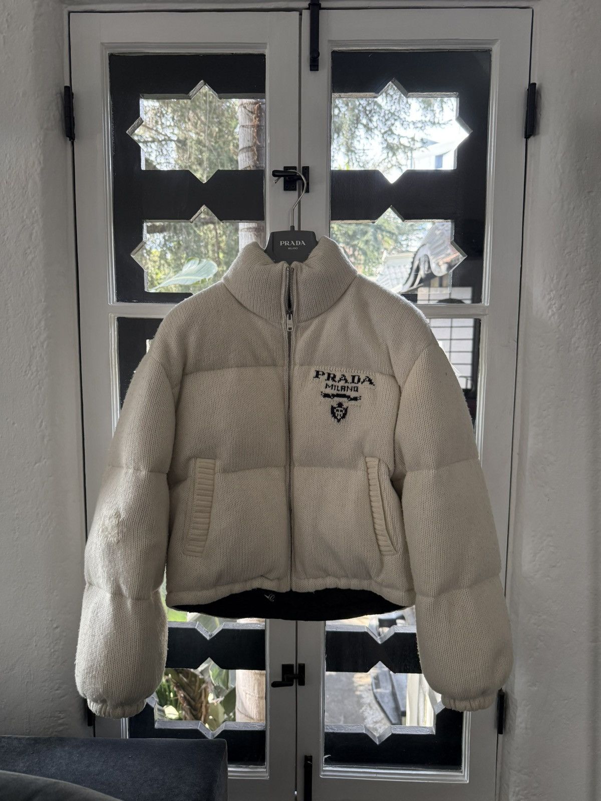 Prada Prada Cashmere puffer jacket Size S / US 4 / IT 40 - 1 Thumbnail