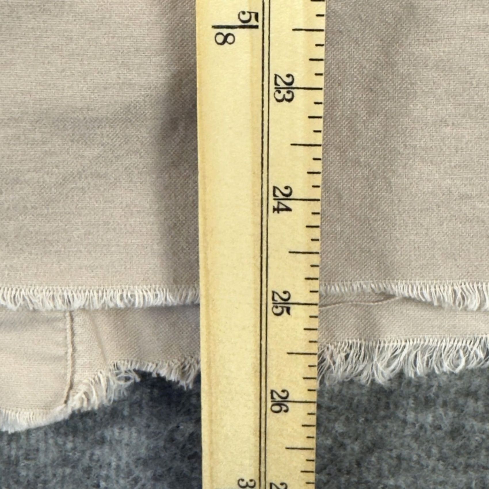 Allsaints AllSaints Shirt Mens Large Beige Solid Long Sleeve Button Up Raw Hem Casual Size US L / EU 52-54 / 3 - 8 Thumbnail