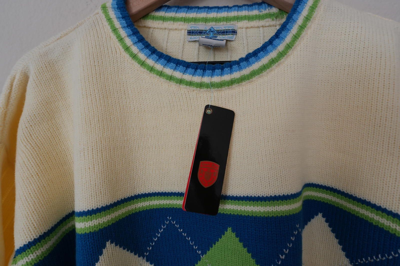 Bare Fox Bare Fox Sweater Women's XL Cream Knit Striped NWT Size XL / US 12-14 / IT 48-50 - 5 Thumbnail