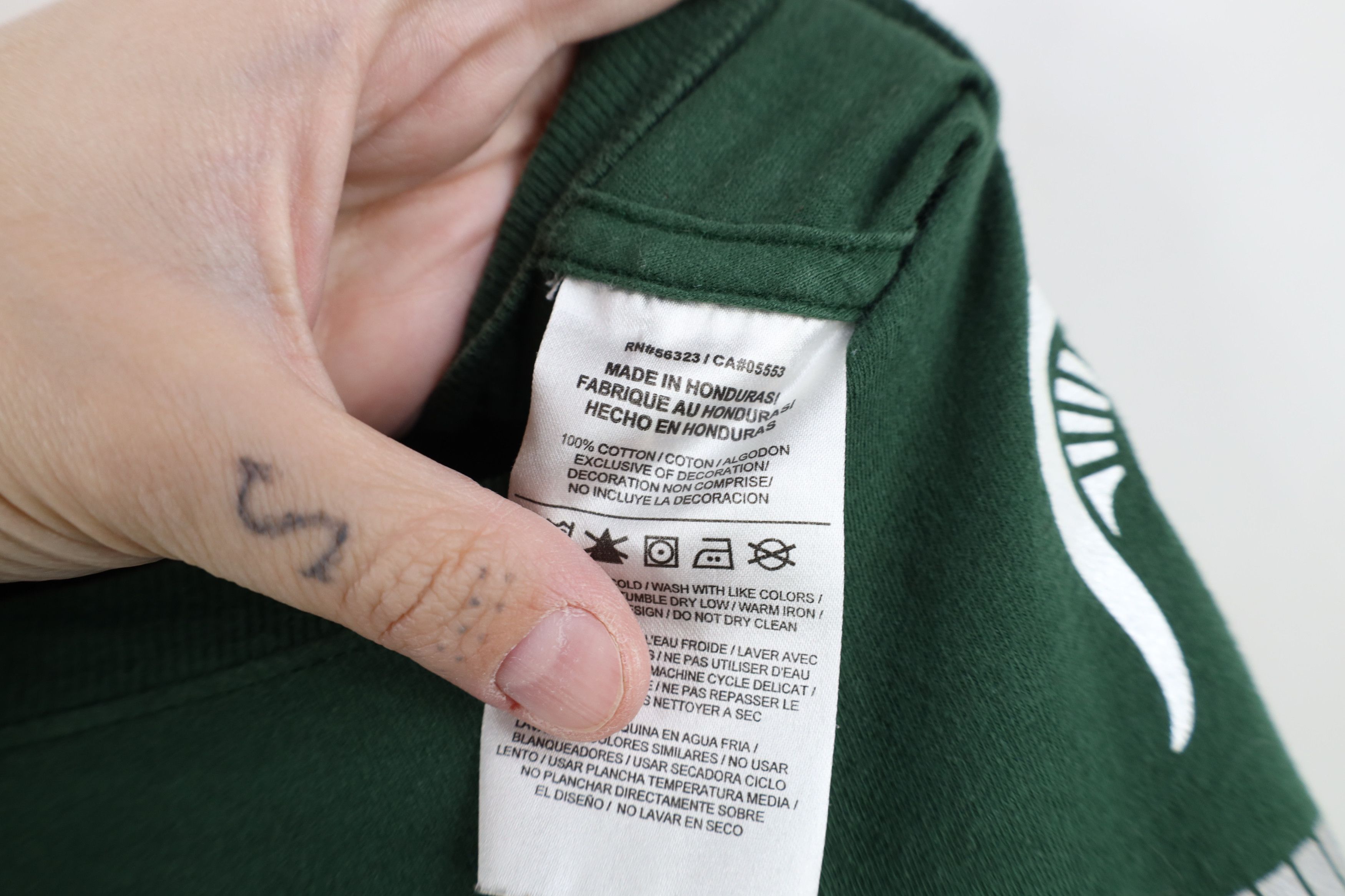 Nike Nike Michigan State University Long Sleeve T-Shirt Green Size US XL / EU 56 / 4 - 11 Thumbnail