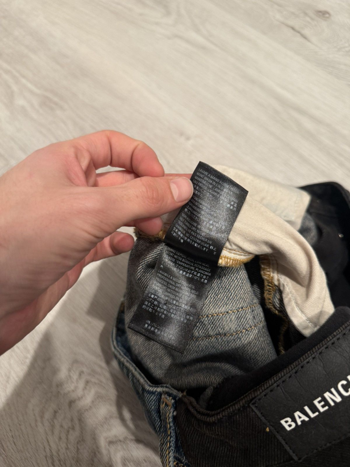 Balenciaga f/w 2019 split 50/50 denim!! Size US 28 / EU 44 - 7 Thumbnail