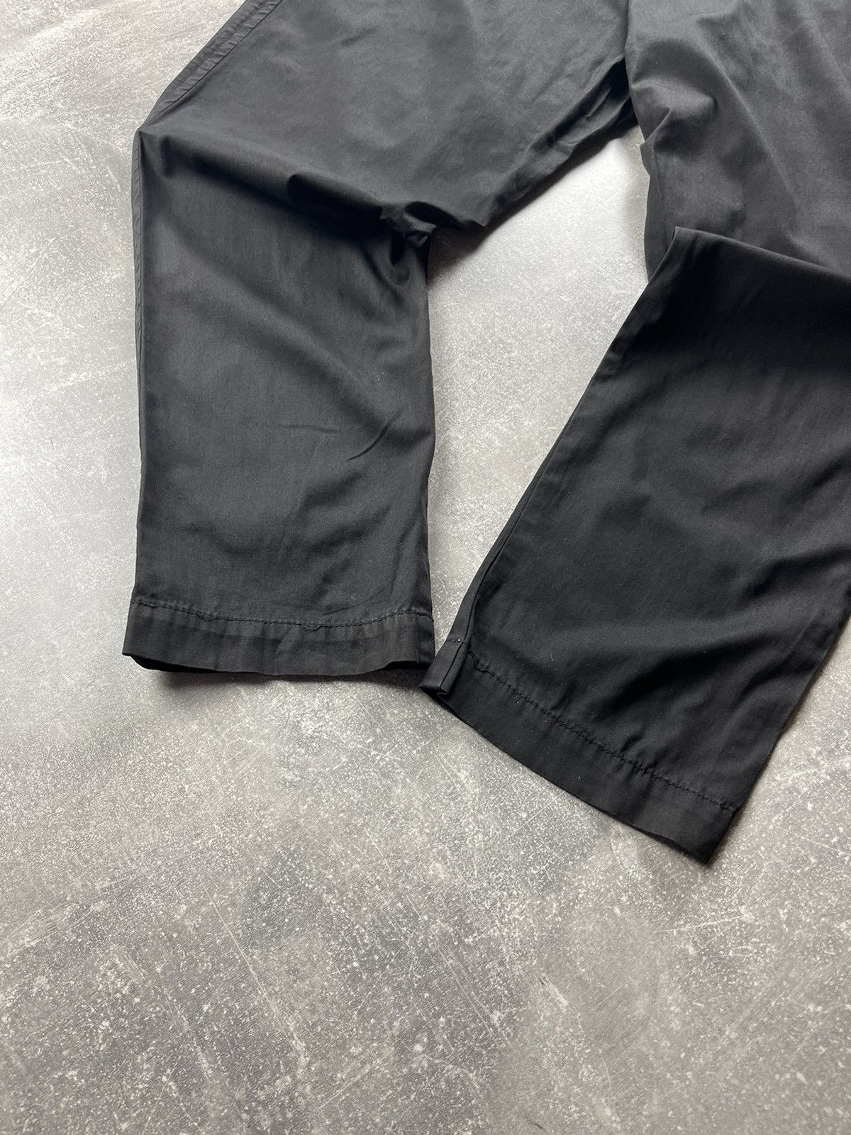 Other Avant Garde I M Brian IMB Drawstring Relaxed Pants Black Size US 33 - 3 Thumbnail