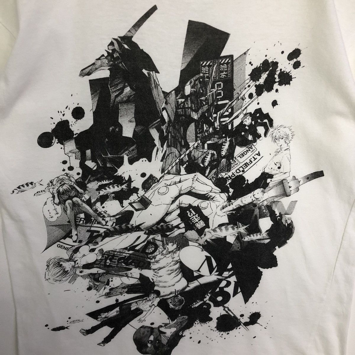 Anime Vintage Evangelion Anime Grafiti Tshirt Size US S / EU 44-46 / 1 - 7 Thumbnail