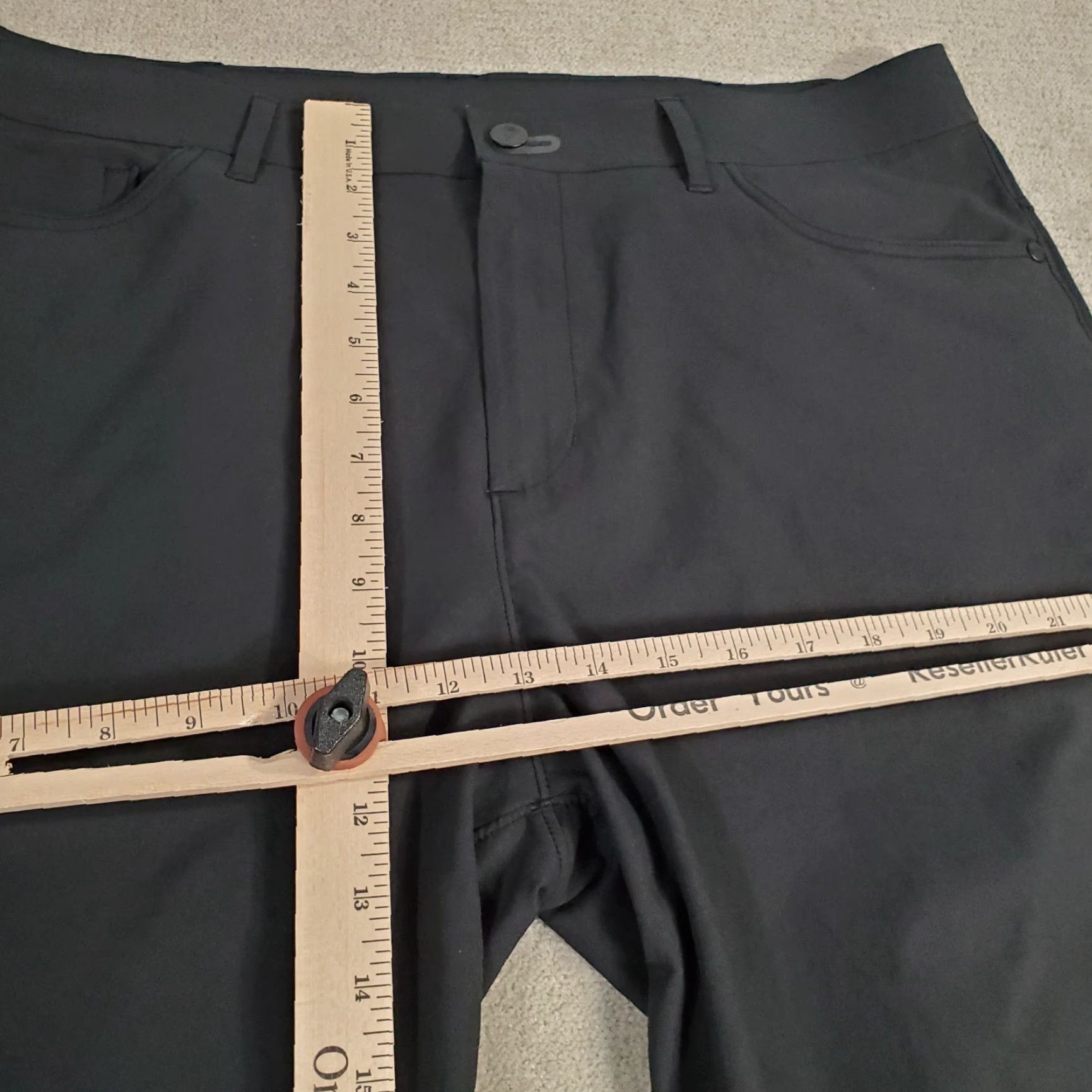 Vintage Public Rec Pants Mens 36x32 Black Straight Performance Lightweight Stretch Tech Chino Pockets Regular Inseam 32 Mens Size US 36 / EU 52 - 4 Thumbnail
