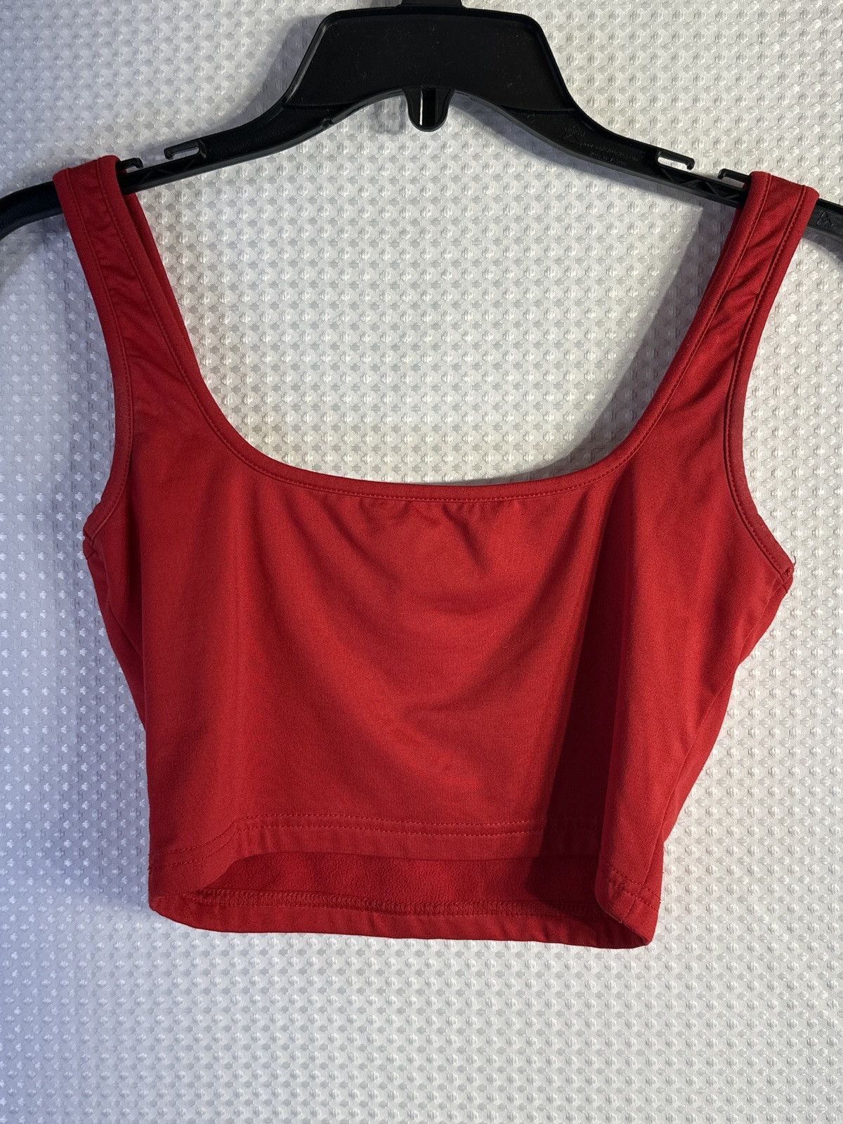 Other Red Scoop Neck Crop Tank Top Size S / US 4 / IT 40 - 2 Thumbnail