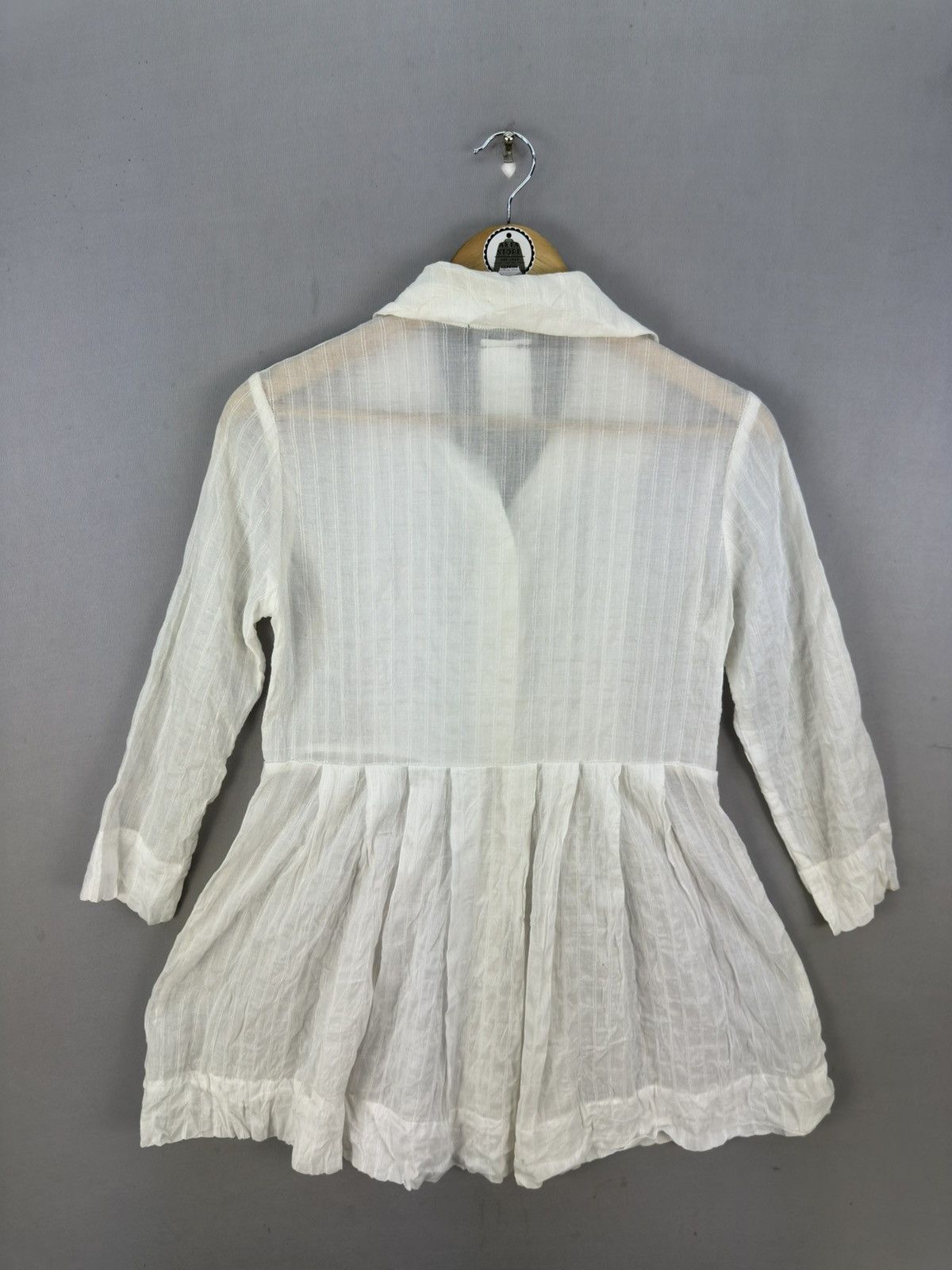 Japanese Brand Yoshi Kondo Paris Blouse Size XS / US 0-2 / IT 36-38 - 4 Thumbnail