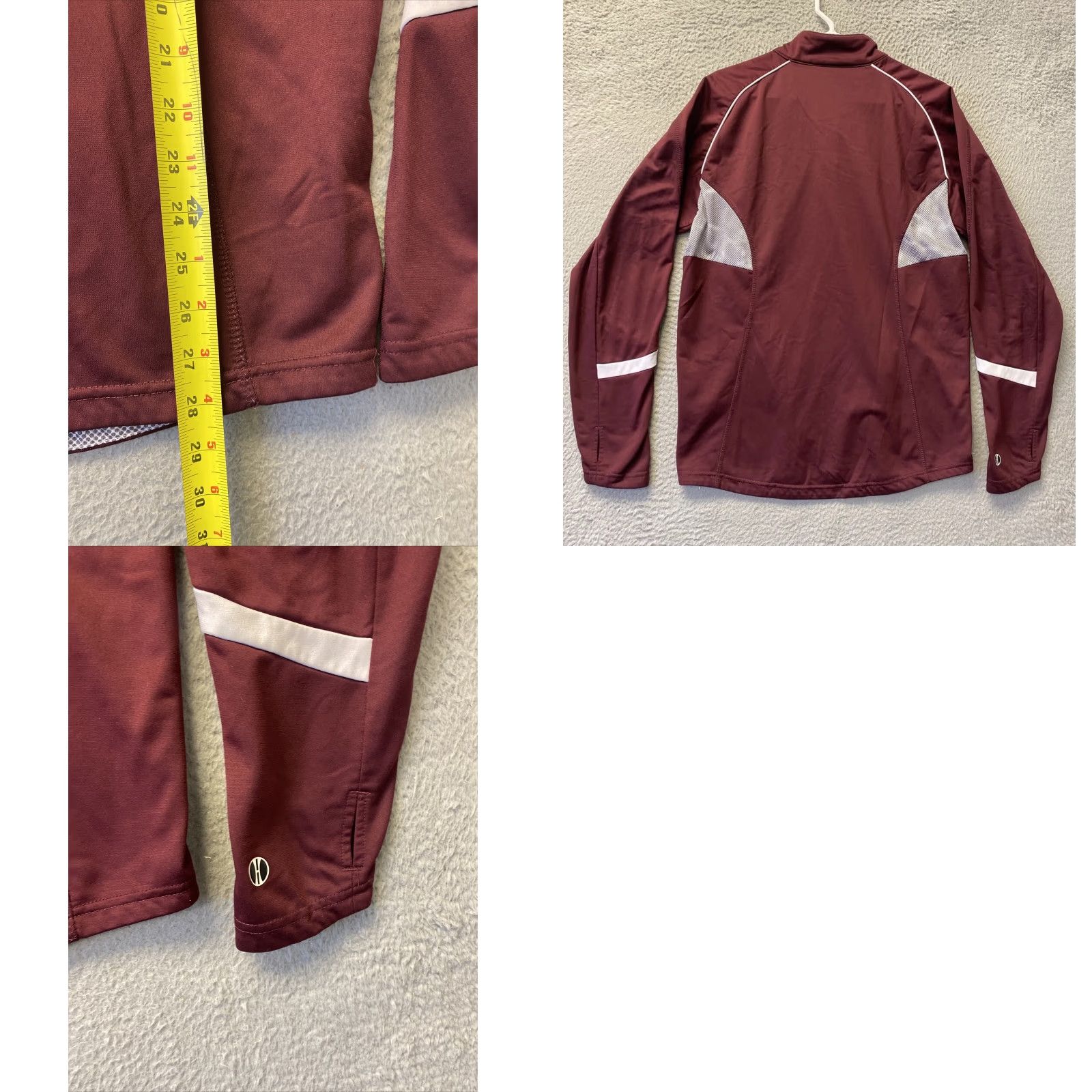 Holloway Holloway Windbreaker Jacket Mens M 1/4 Zip Lightweight Maroon Regular Size - Pi Kappa Alpha Theme Size US M / EU 48-50 / 2 - 8 Thumbnail