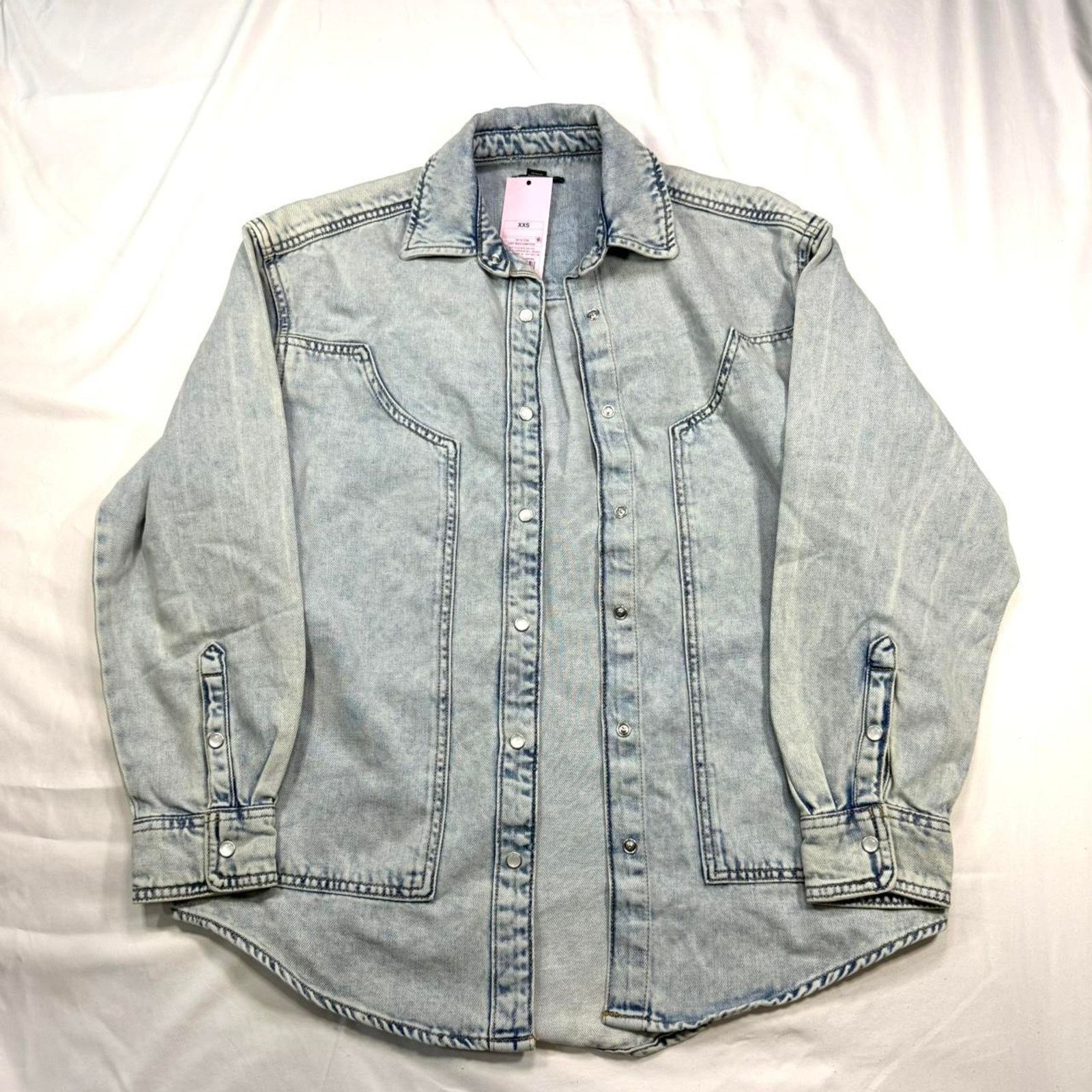 & Other Stories Wild Fable oversized Western denim shirt - NWT - XXS Size XXS / US 00 / IT 34 - 1 Thumbnail