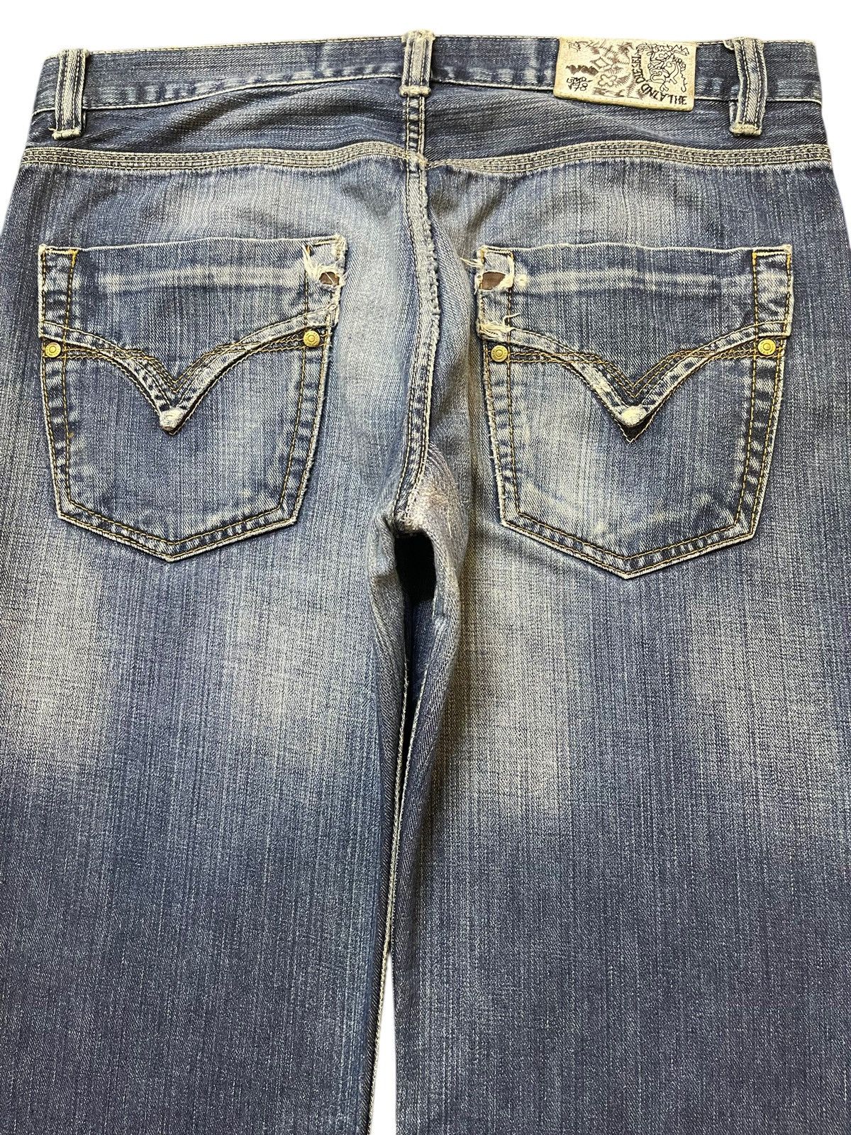 Diesel Vintage Diesel Industry Blue Faded Wash Style Loose Jeans Size US 34 / EU 50 - 5 Thumbnail
