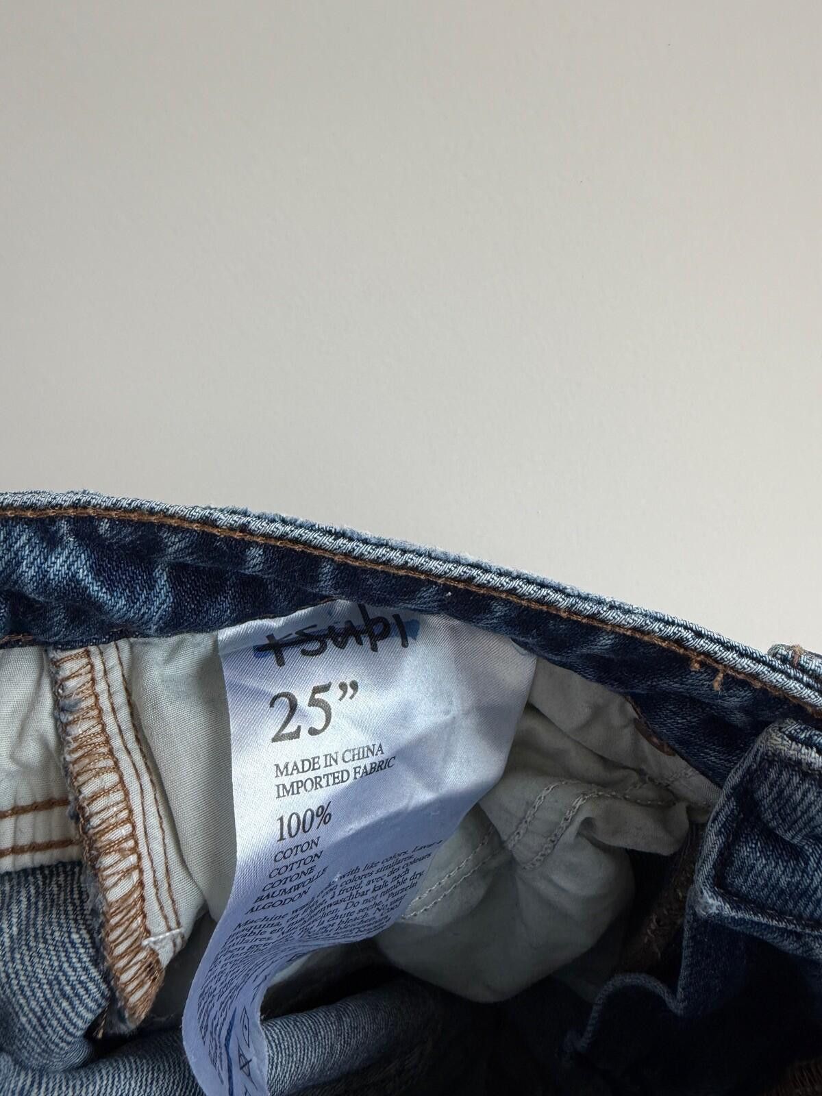 Ksubi new ksubi womens denim jeans nine o trashed blue 25 7 Size 25" / US 0 / IT 36 - 8 Thumbnail