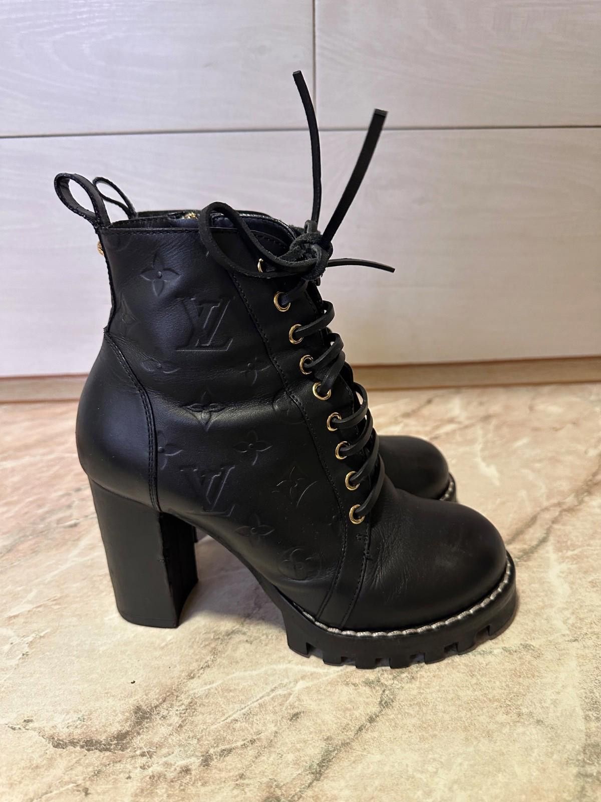 Louis Vuitton Louis Vuitton Star Trail Ankle Boot Black Size 37.5 Size US 7.5 / IT 37.5 - 4 Thumbnail