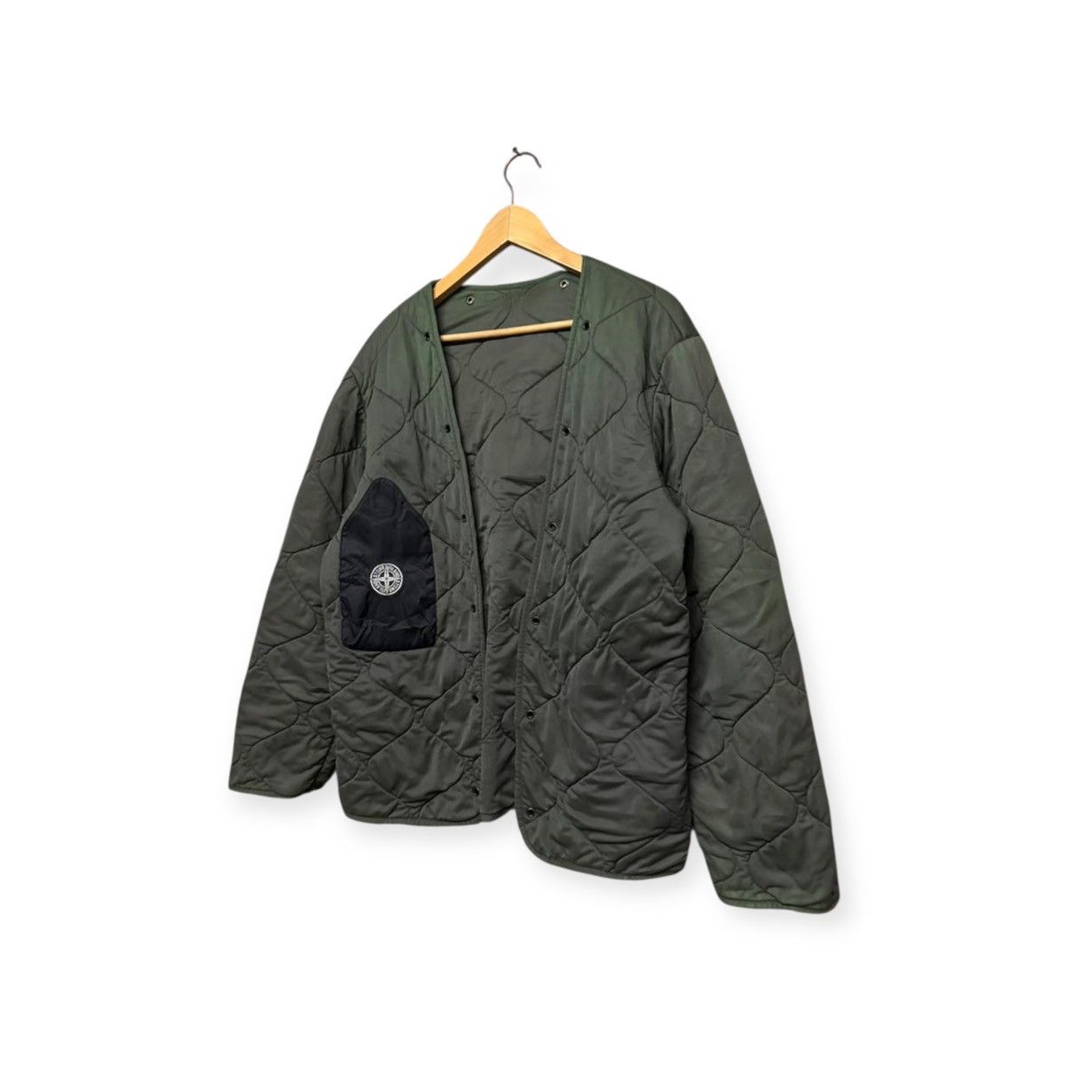 Stone Island Vintage🌟AW1997 Stone Island Raso Gommoto Quilted Innerjacket Size US M / EU 48-50 / 2 - 5 Thumbnail