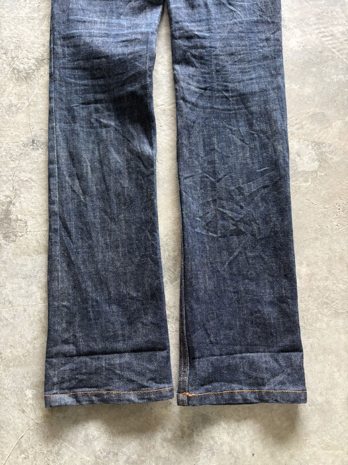 Shellac SHELLAC japanese denim slim style hedi slimane ish fit stack Size US 33 - 16 Thumbnail