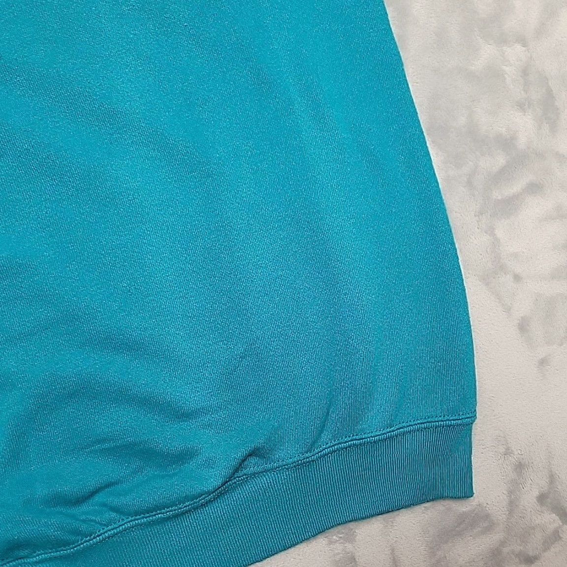 Tultex VINTAGE Tultex Sweatshirt Mens M Teal Long Sleeve Crewneck Pullover Blank 80s 90s Mens Size US M / EU 48-50 / 2 - 2 Thumbnail