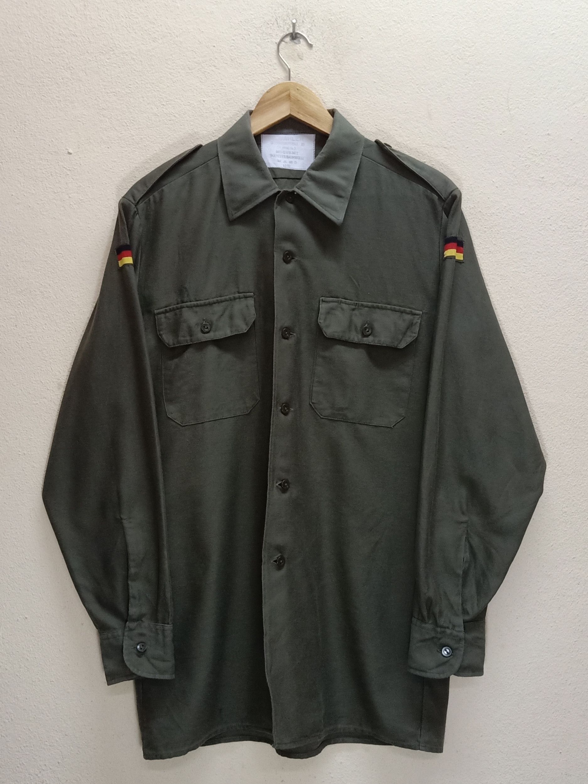 1985 WAHLER Germany Military Army Field Shirt