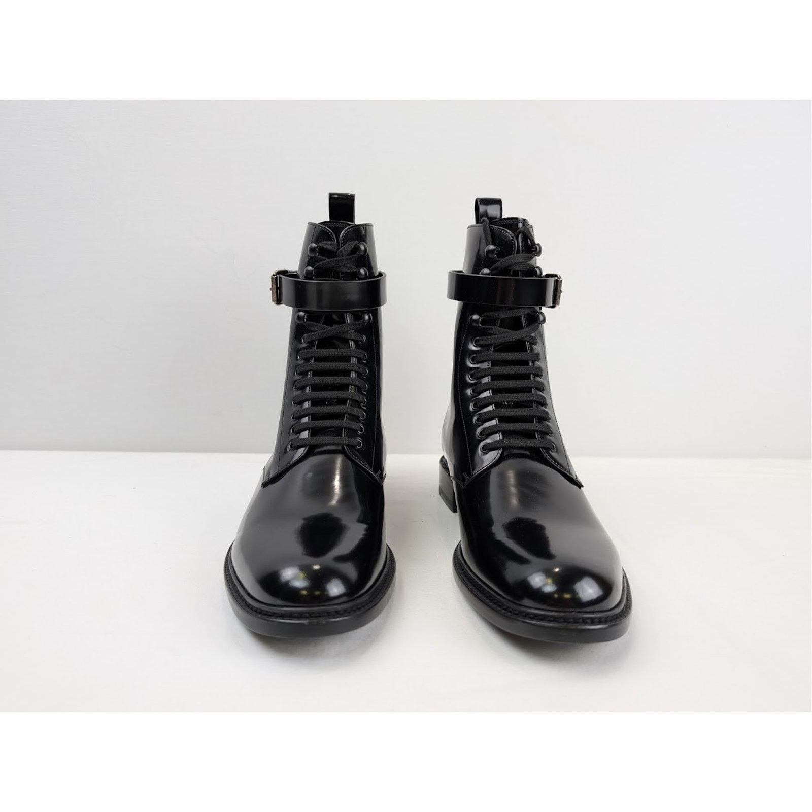 Saint Laurent Paris o1rshd1 Army 20 Lace Up Boots in Nero Size US 11 / EU 44 - 9 Thumbnail