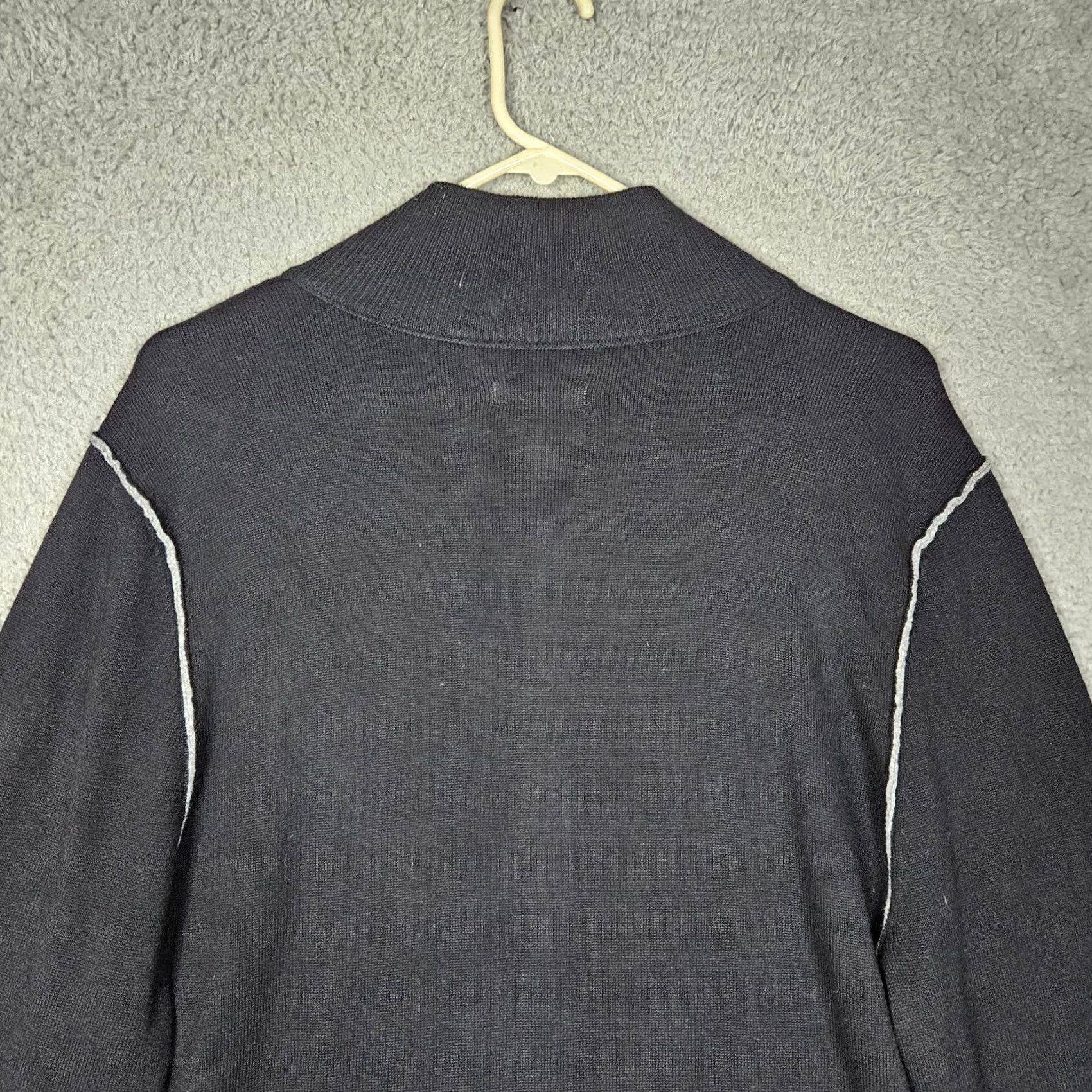 Carbon2Cobalt Carbon 2 Cobalt Sweater Men’s Sz M Cotton Cashmere blend Quarter Button Size US M / EU 48-50 / 2 - 3 Thumbnail