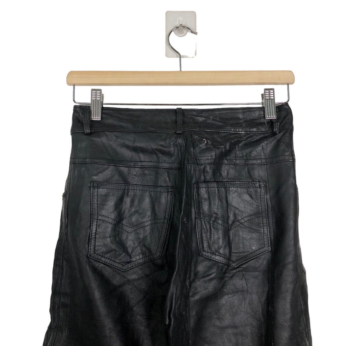 Genuine Leather 🔥Vintage Rare Genuine Leather Pants Big Stone Usa Size US 28 / EU 44 - 8 Thumbnail