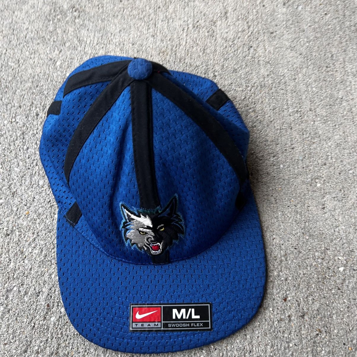 NBA × Nike × Vintage Vintage 2004 Minnesota Timberwolves Nike mesh fitted Size ONE SIZE - 3 Thumbnail
