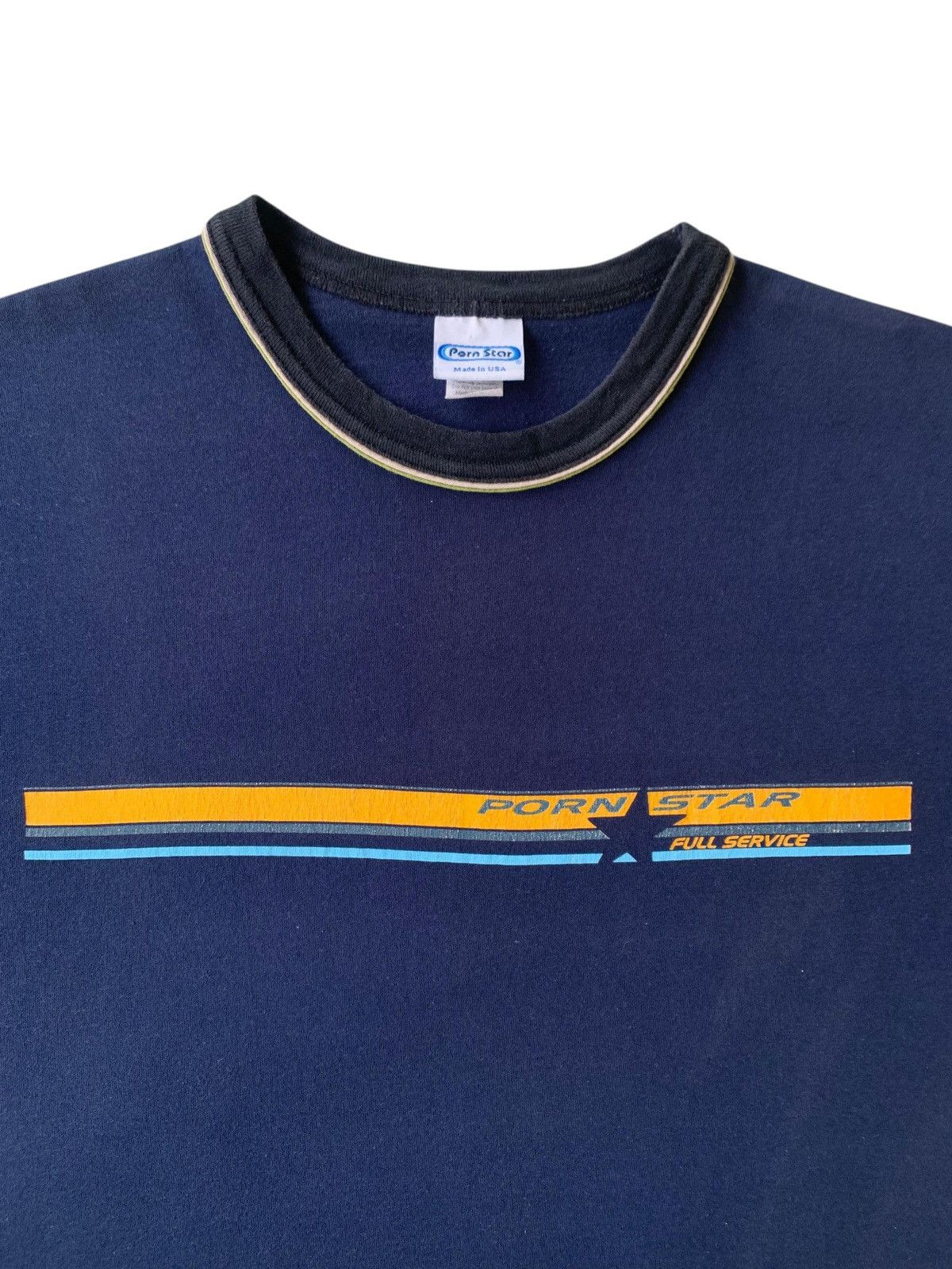 Other Vintage 90s Pornstar Ringer Tee Size US XL / EU 56 / 4 - 2 Thumbnail