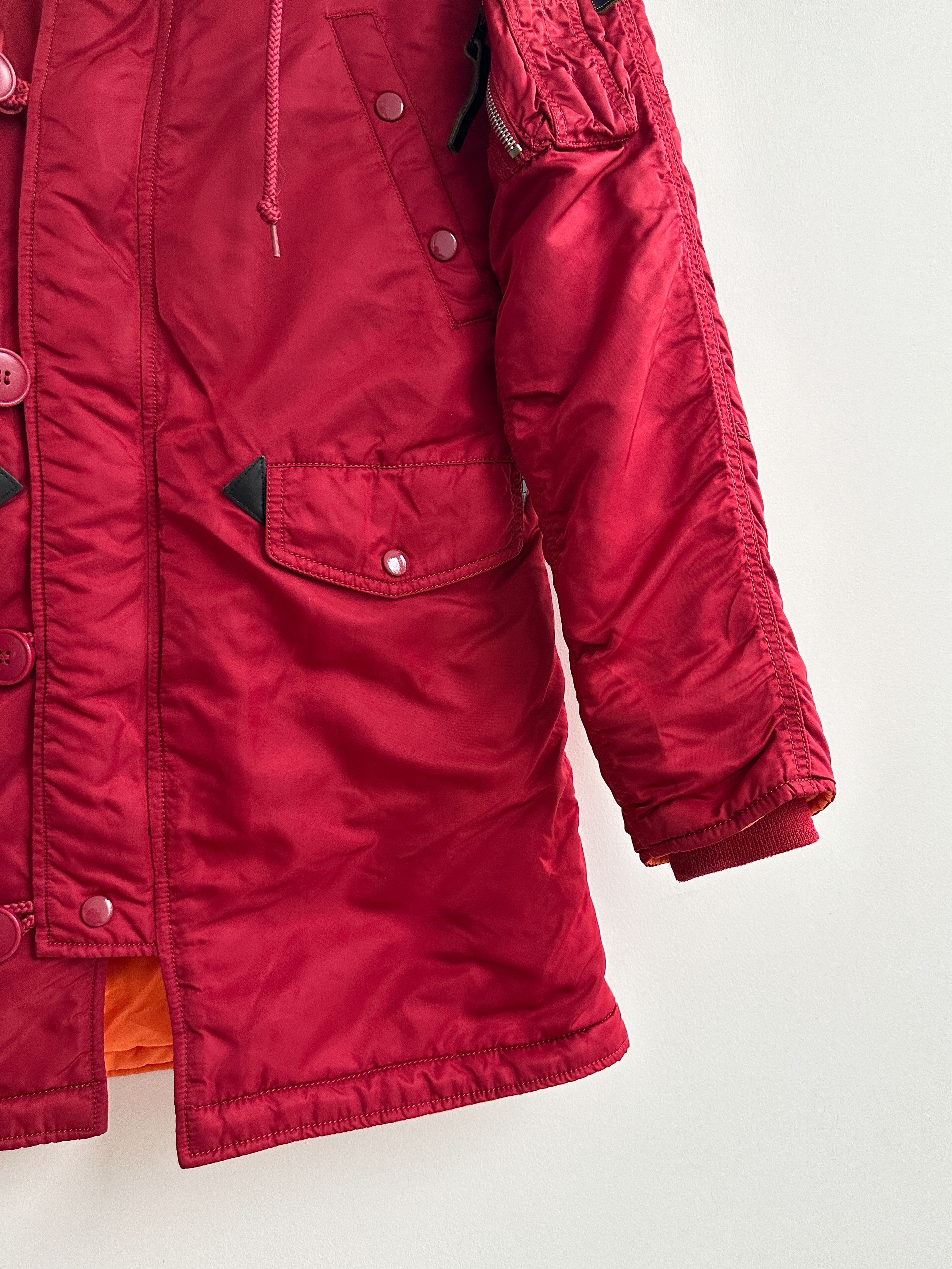 Alpha Industries × Vintage Alpha Industries Parka Coat Jacket Size XS / US 0-2 / IT 36-38 - 6 Thumbnail