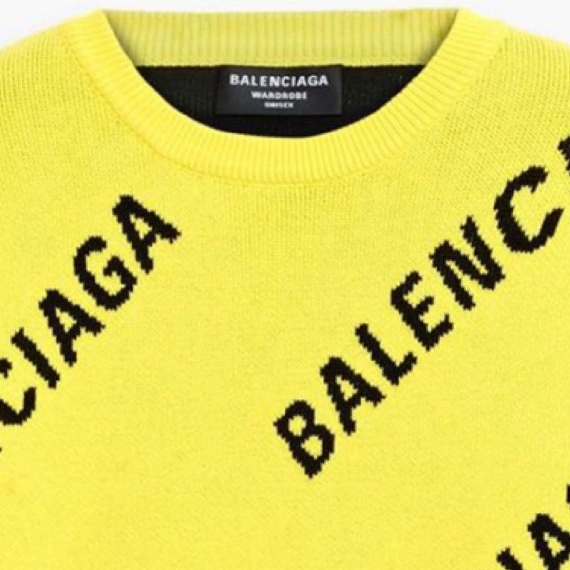 Balenciaga logo intarsia oversized sweater Size XS / US 0-2 / IT 36-38 - 11 Thumbnail
